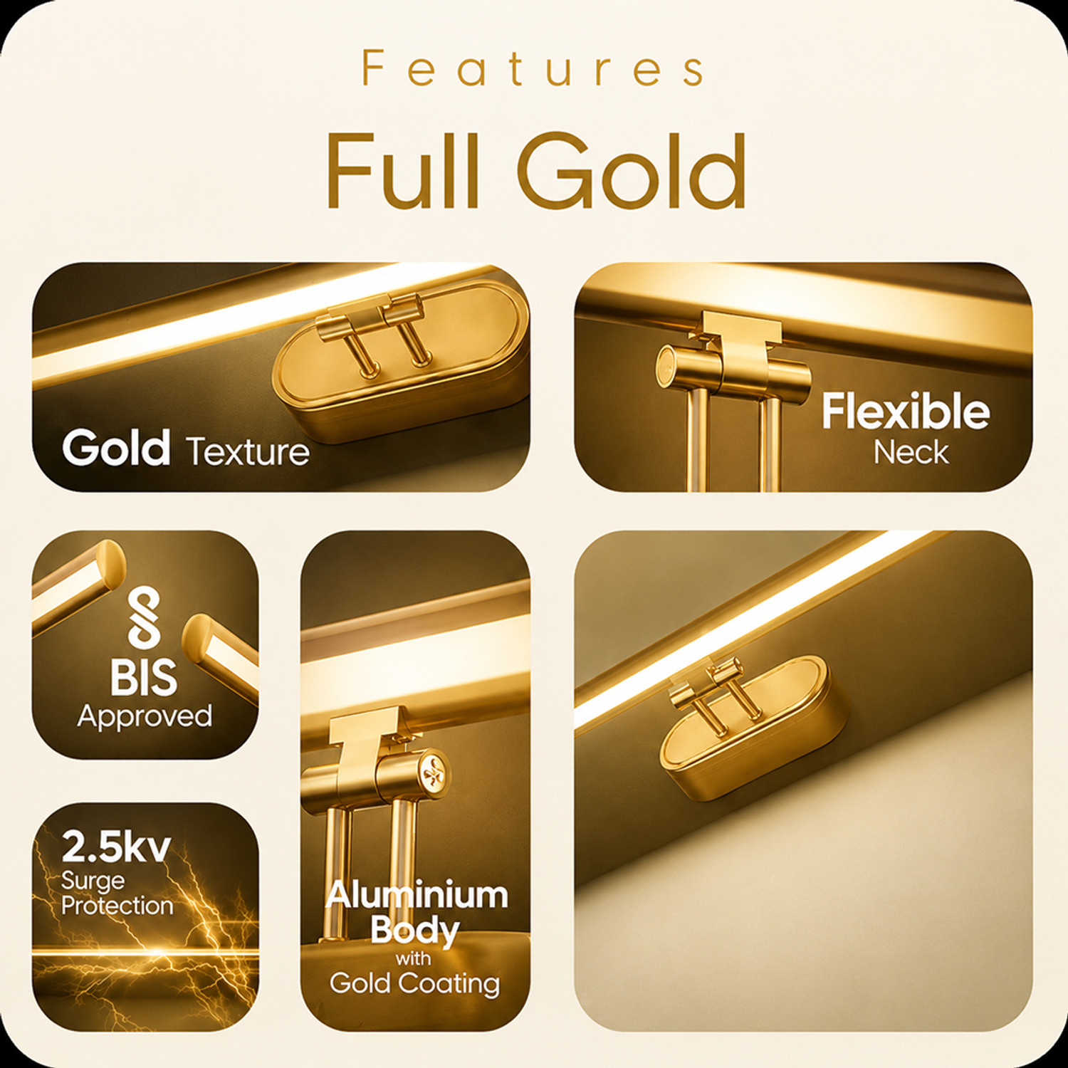 Image of vibunt Picture Light Wall Lamp With Bulb