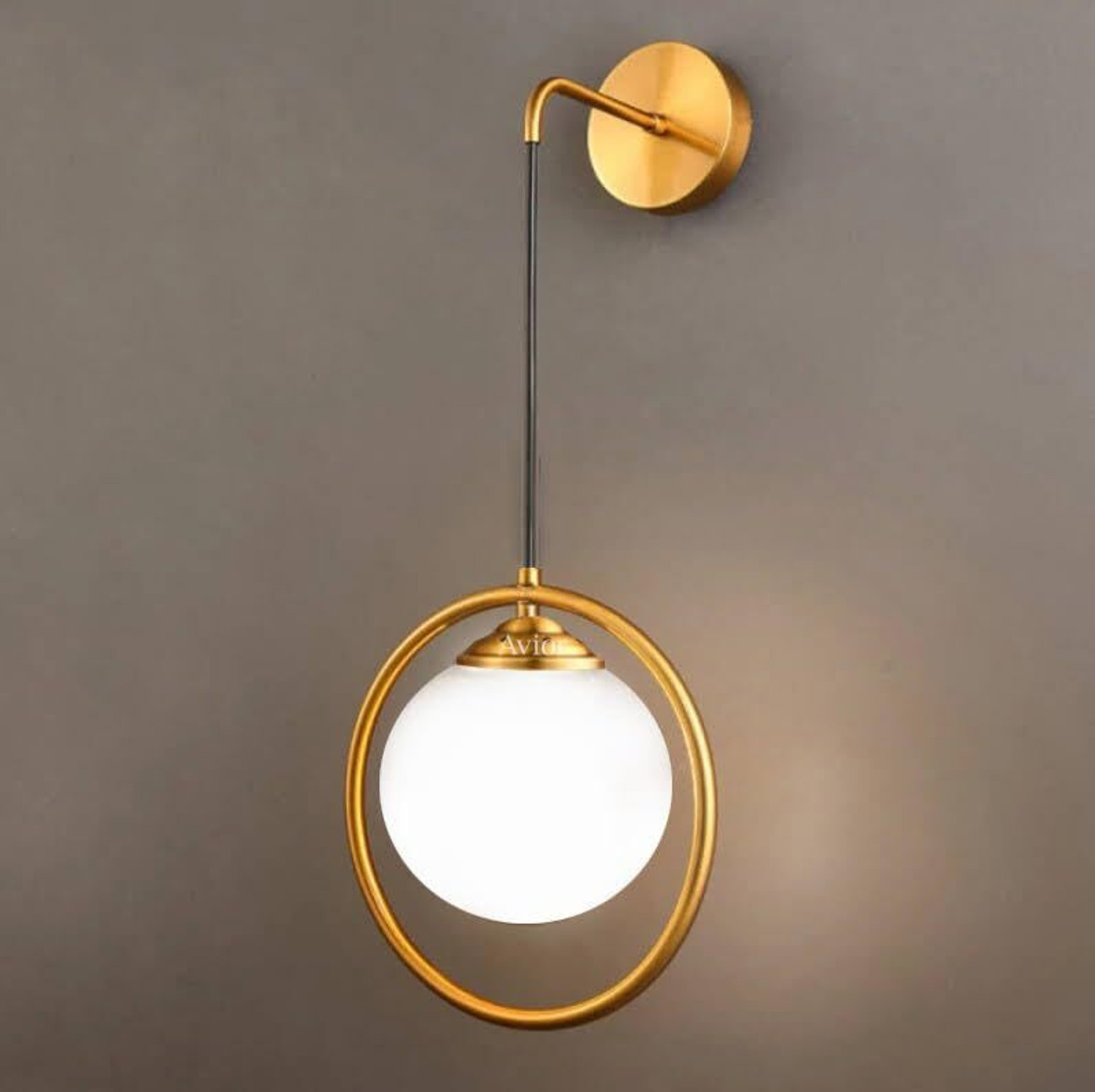 Image of Cruv Pendant Wall Lamp Without Bulb