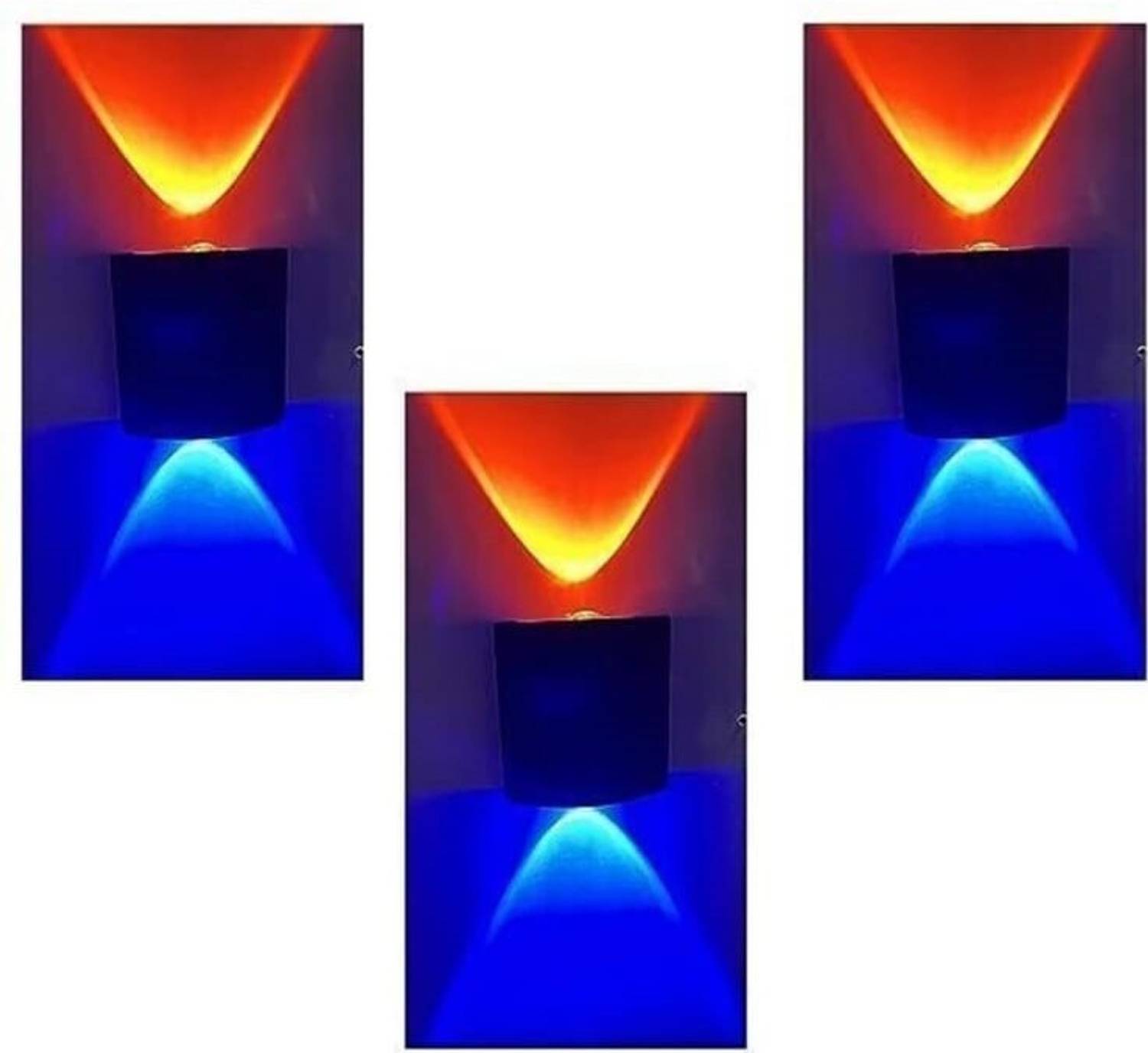 PRALINZ Wallchiere Wall Lamp With Bulb (Pack of 3)