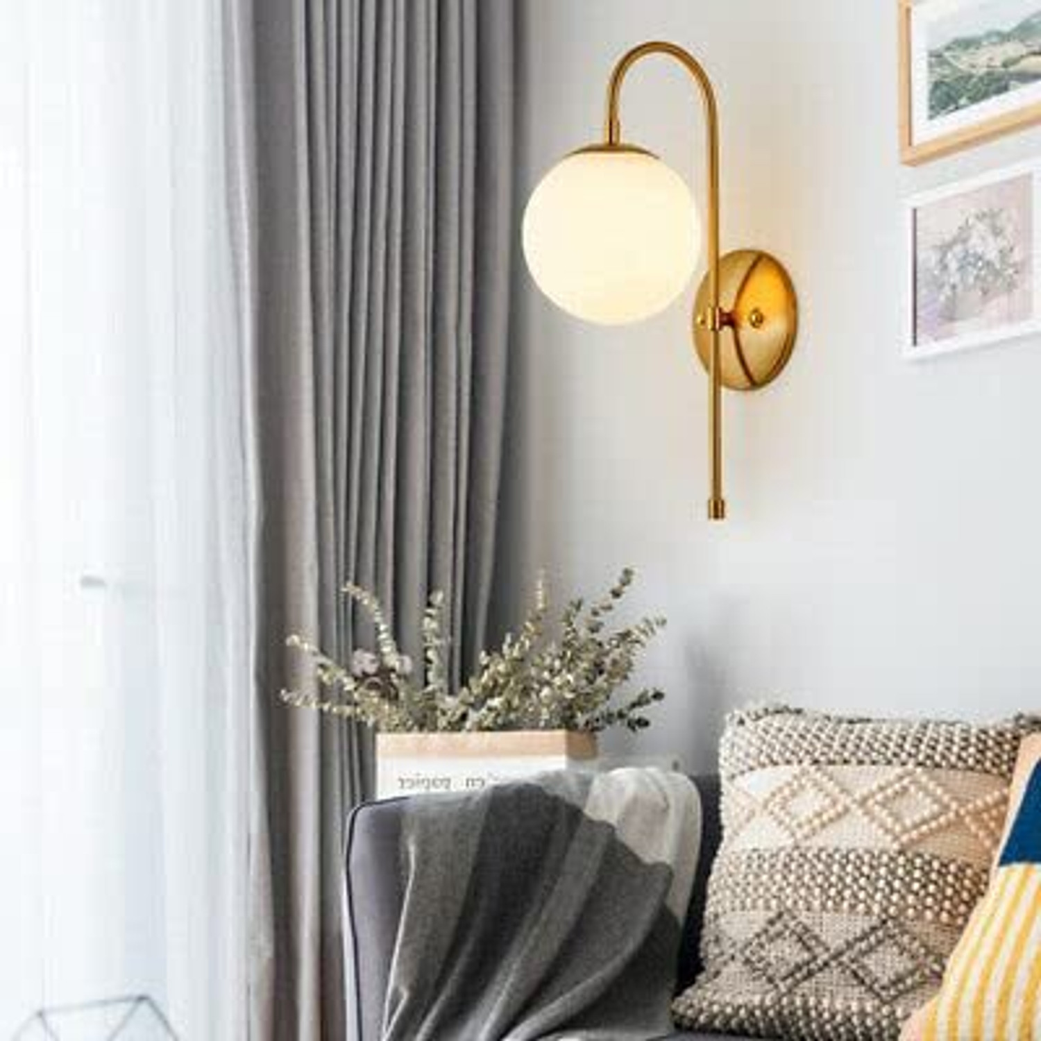 Image of Baslash Uplight Wall Lamp Without Bulb
