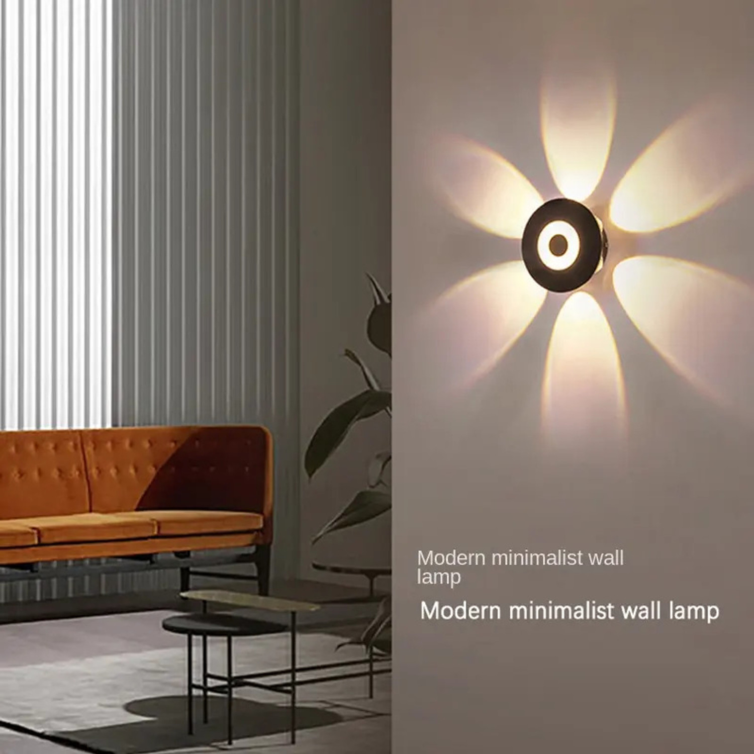Image of Hybrix LED 6 Way Indoor /Outdoor Wall /Ceiling light (7 Watt) Shockproof Elegant Water Proof Fiber Body, Warm White Light Color (SINGLE) Post Light Outdoor Lamp