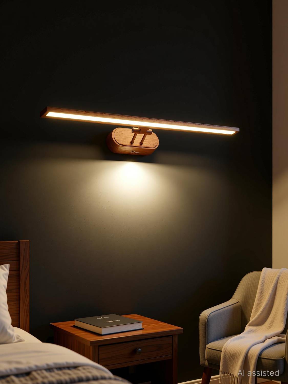 MURPHY Picture Light Wall Lamp With Bulb