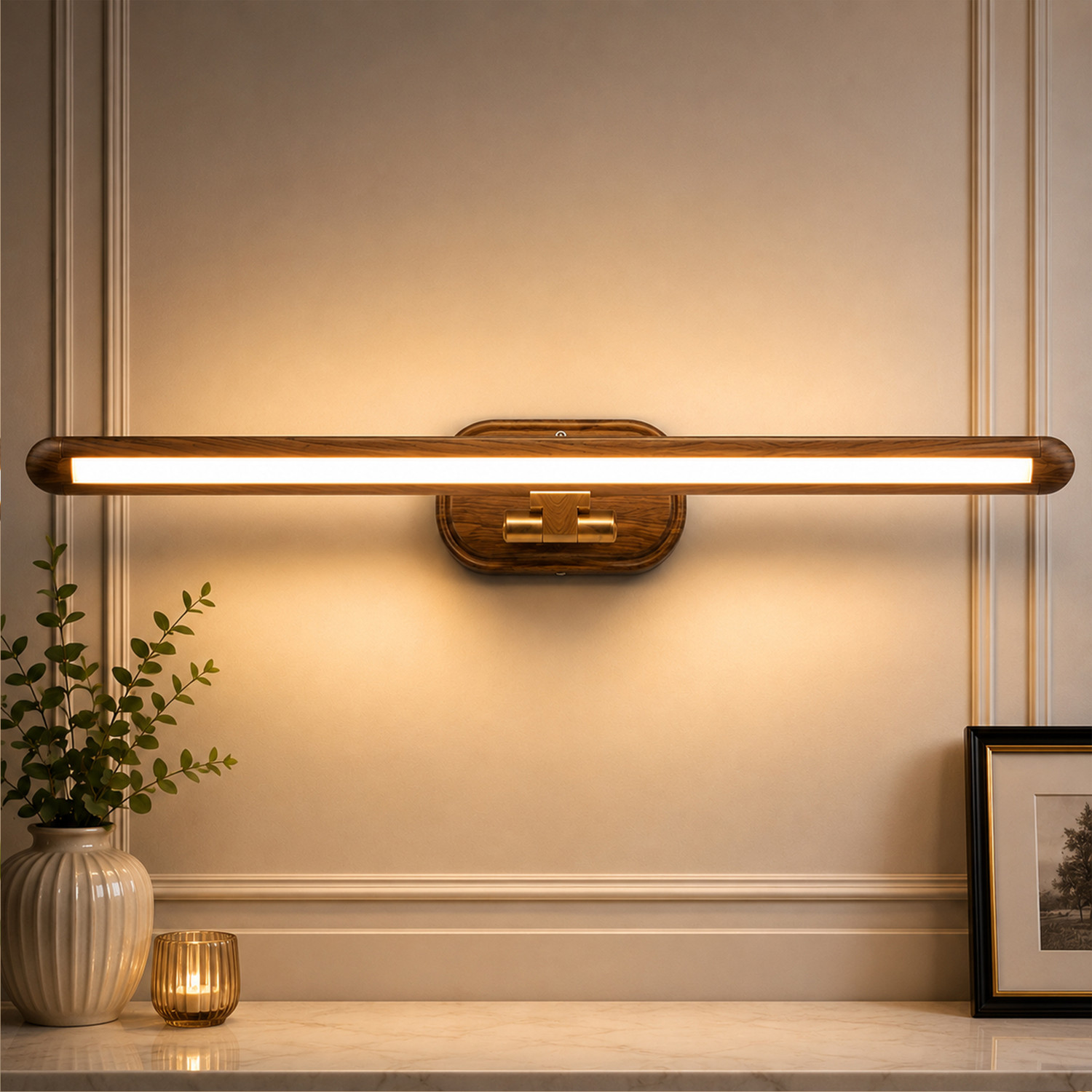 Image of vibunt Picture Light Wall Lamp With Bulb
