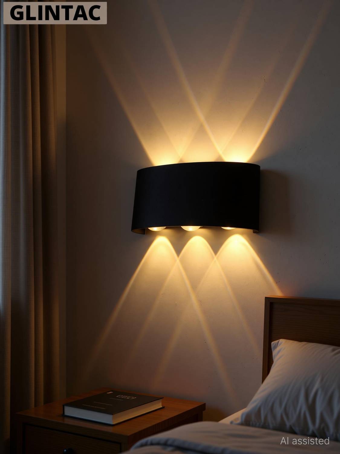 GLINTAC Wallchiere Wall Lamp With Bulb