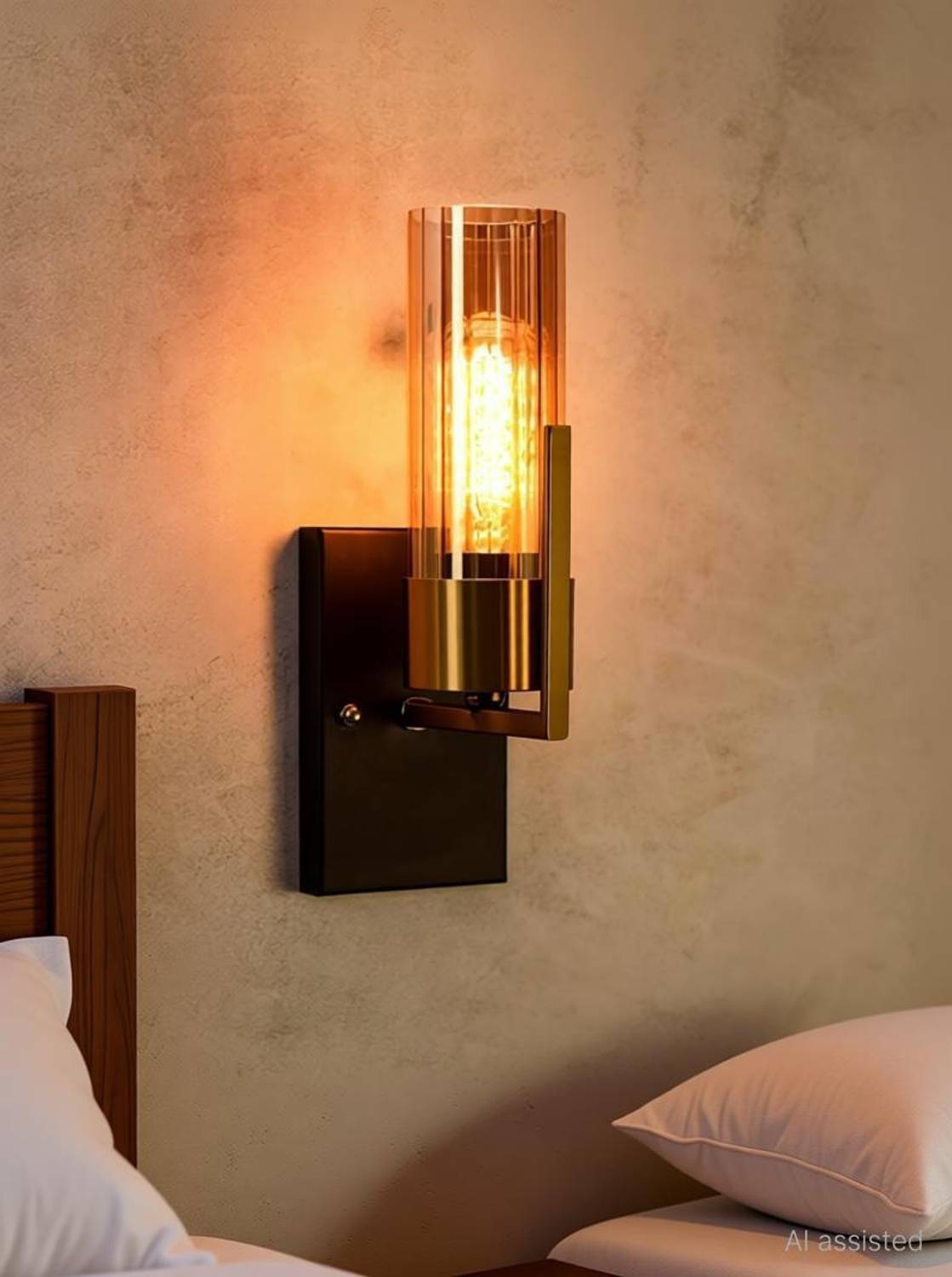 Cruv Wallchiere Wall Lamp With Bulb