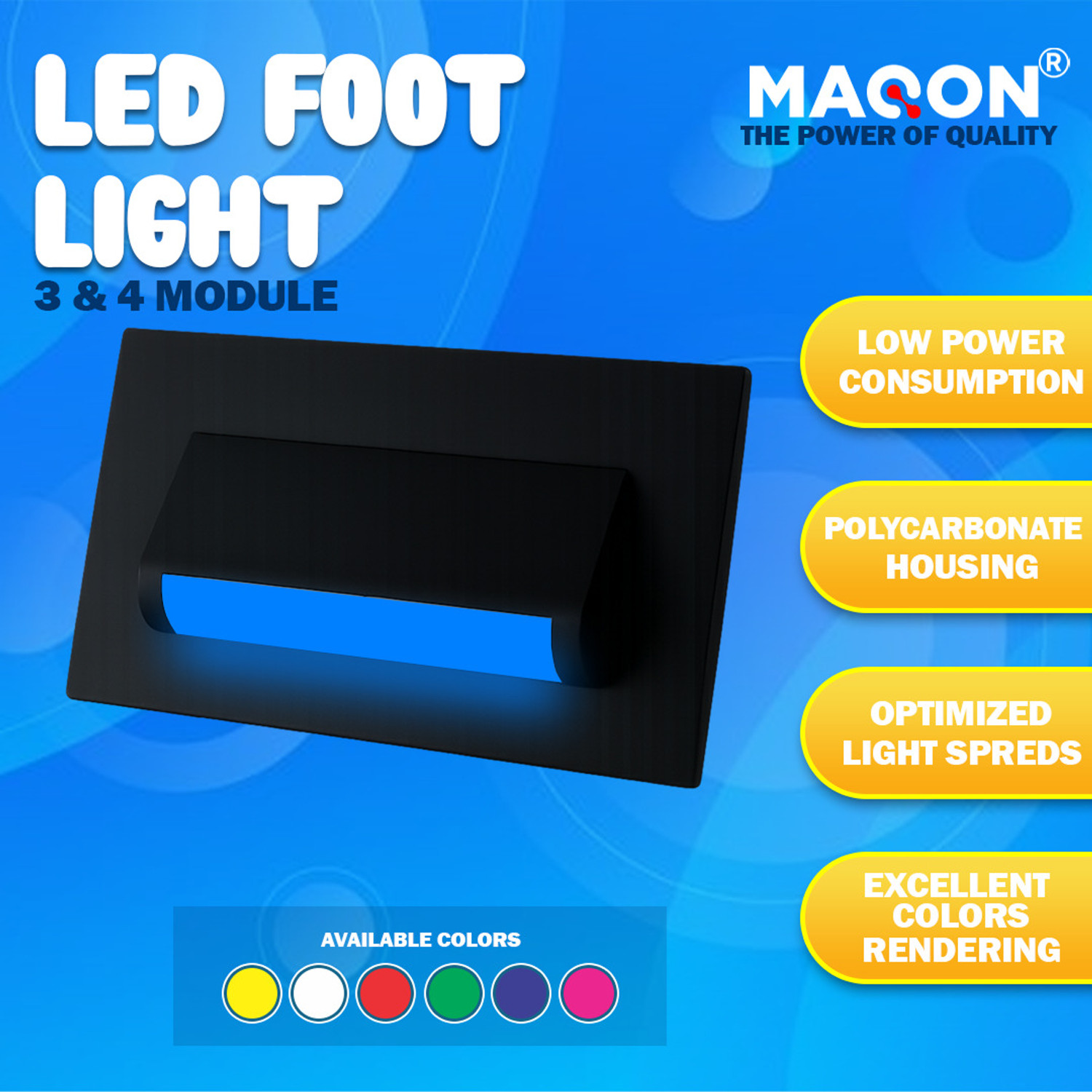 Image of MAQON Step Light Wall Lamp Without Bulb