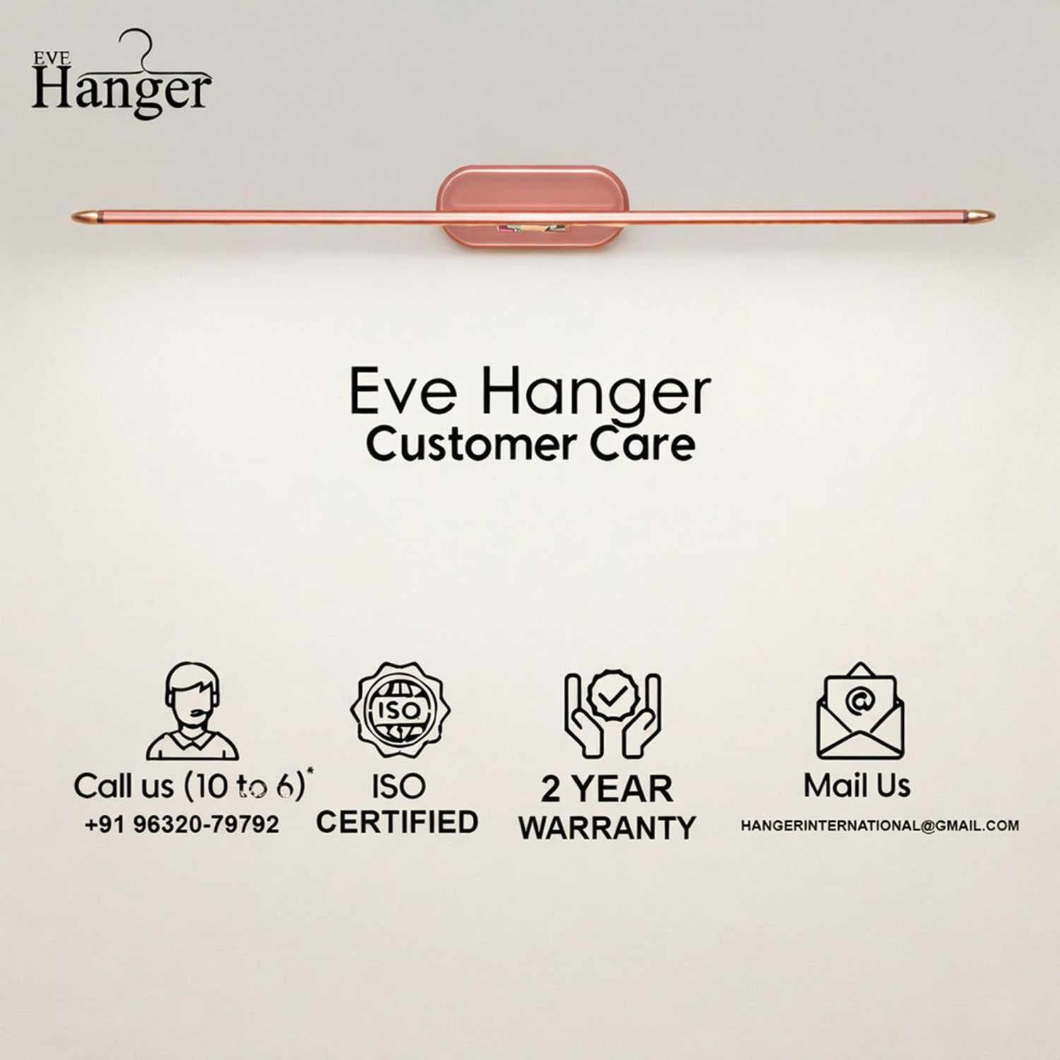 Image of Eve Hanger Picture Light Wall Lamp With Bulb