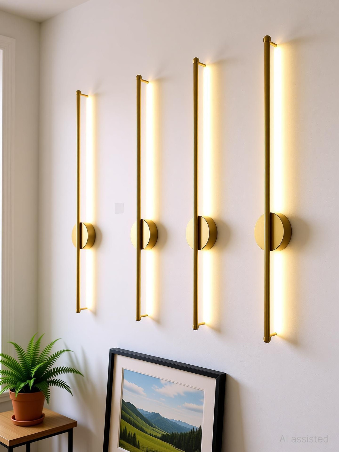 Image of Eve Hanger Picture Light Wall Lamp With Bulb