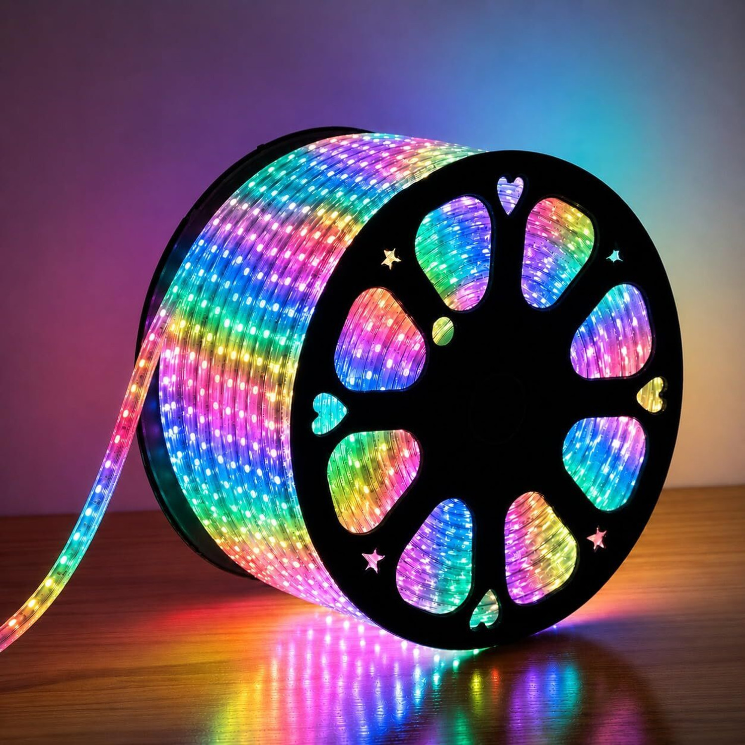 Image of H Decor 2100 LEDs 20 m Multicolor Flickering Strip Rice Lights