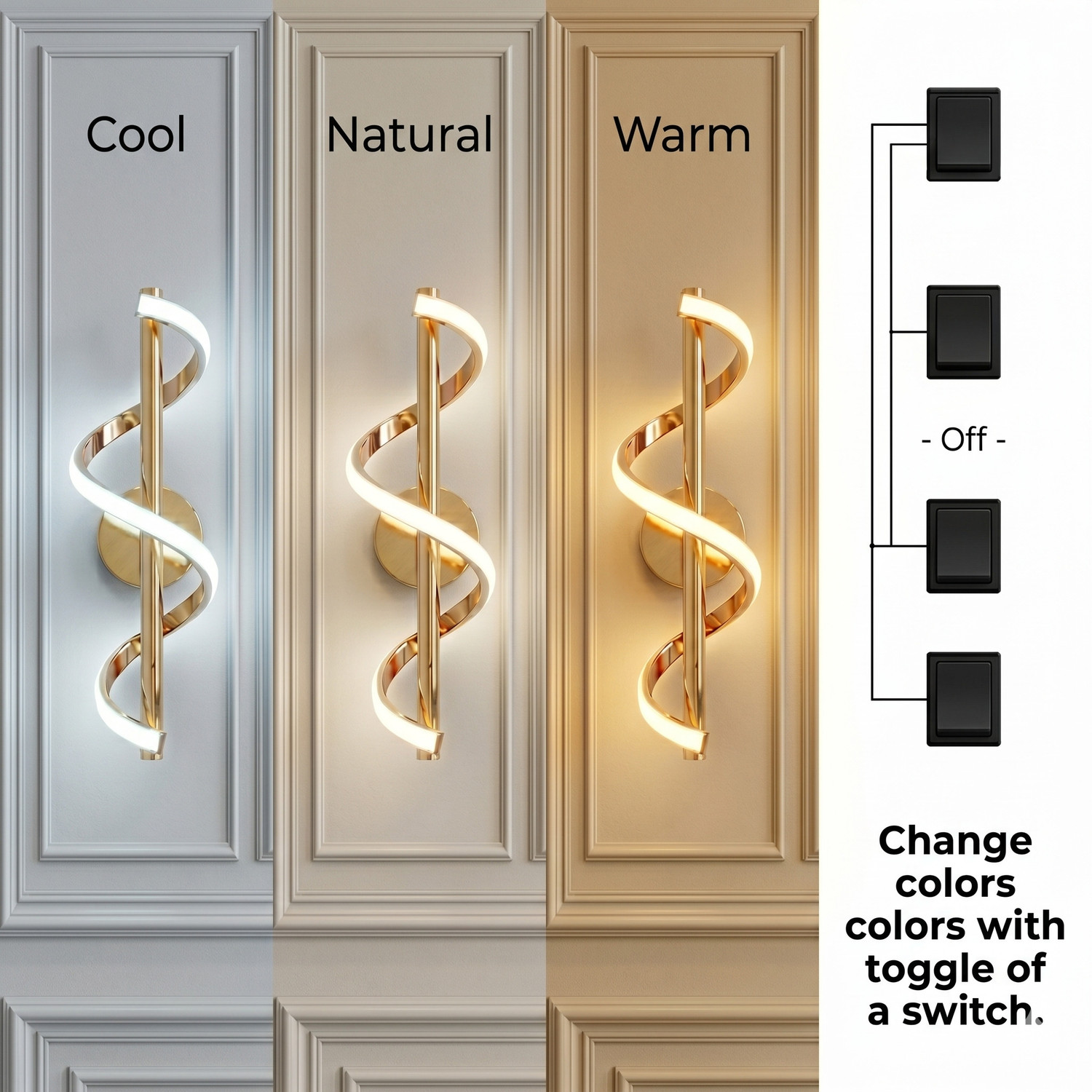 Image of GLOYO Wallchiere Wall Lamp With Bulb