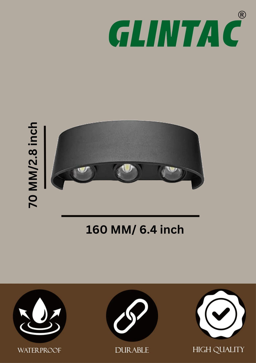 Image of GLINTAC Swing Arm Wall Light Wall Lamp With Bulb