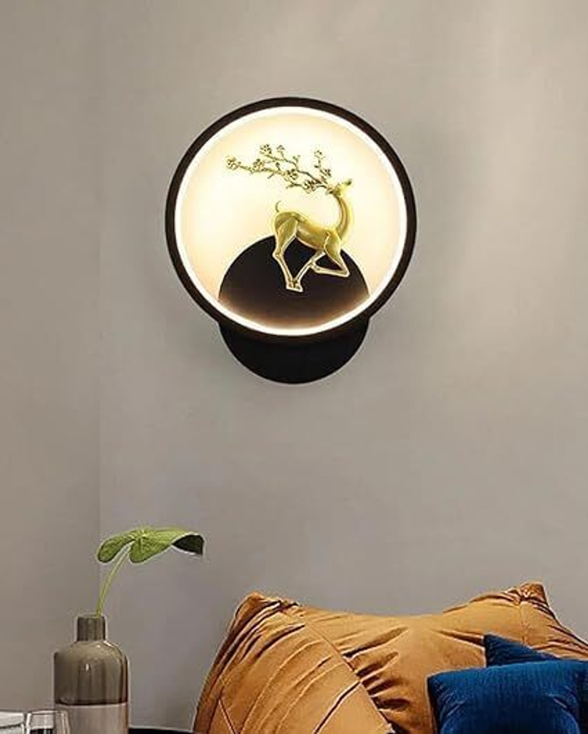 Image of GLINTAC Wallchiere Wall Lamp With Bulb