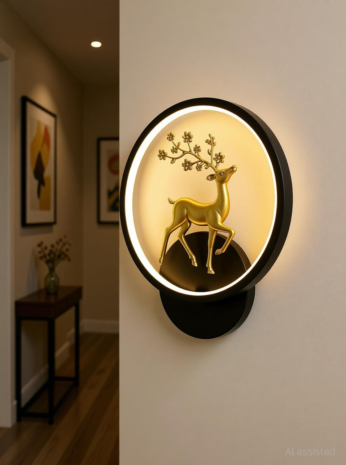 Image of GLINTAC Wallchiere Wall Lamp With Bulb