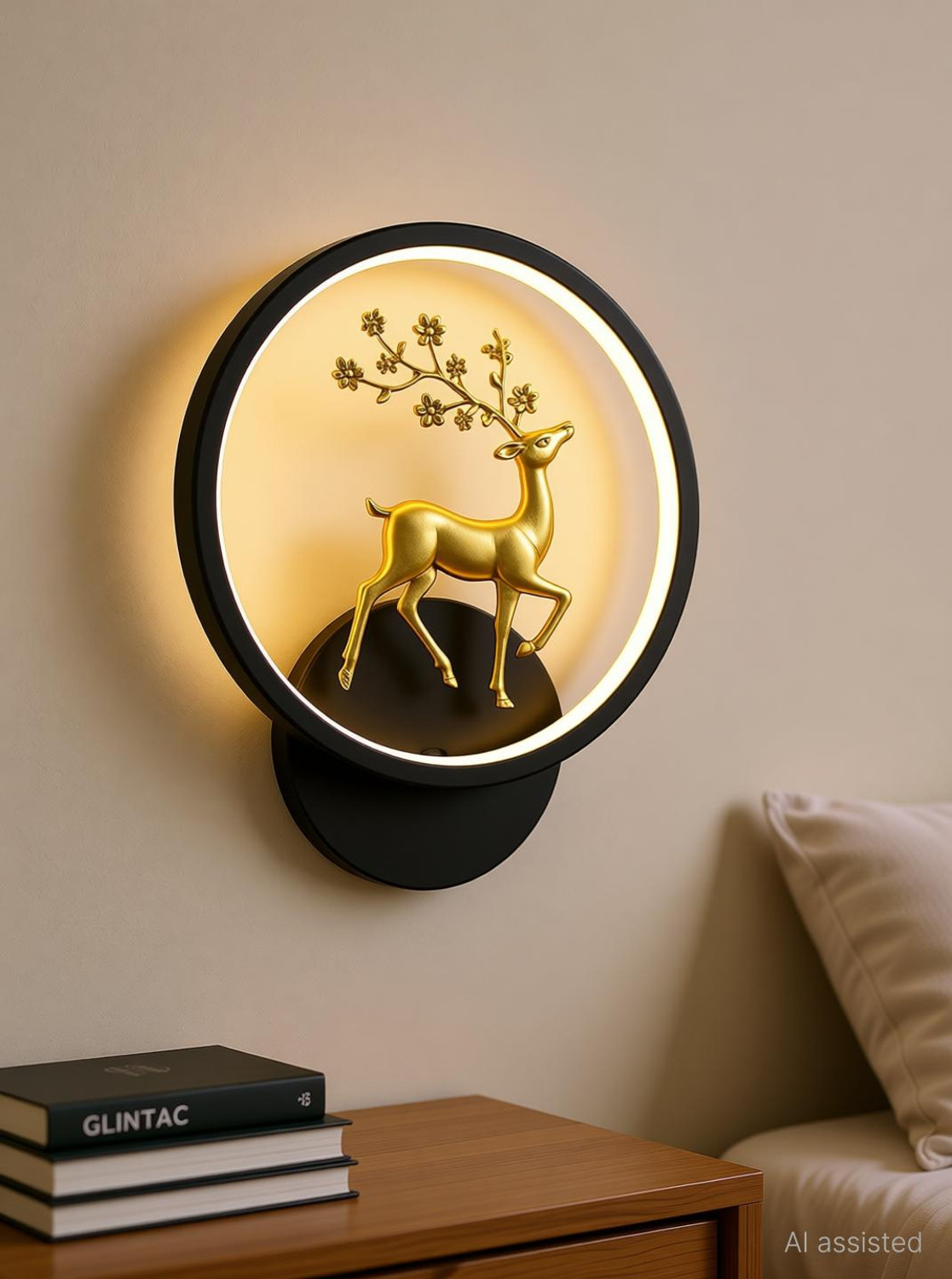 Image of GLINTAC Wallchiere Wall Lamp With Bulb