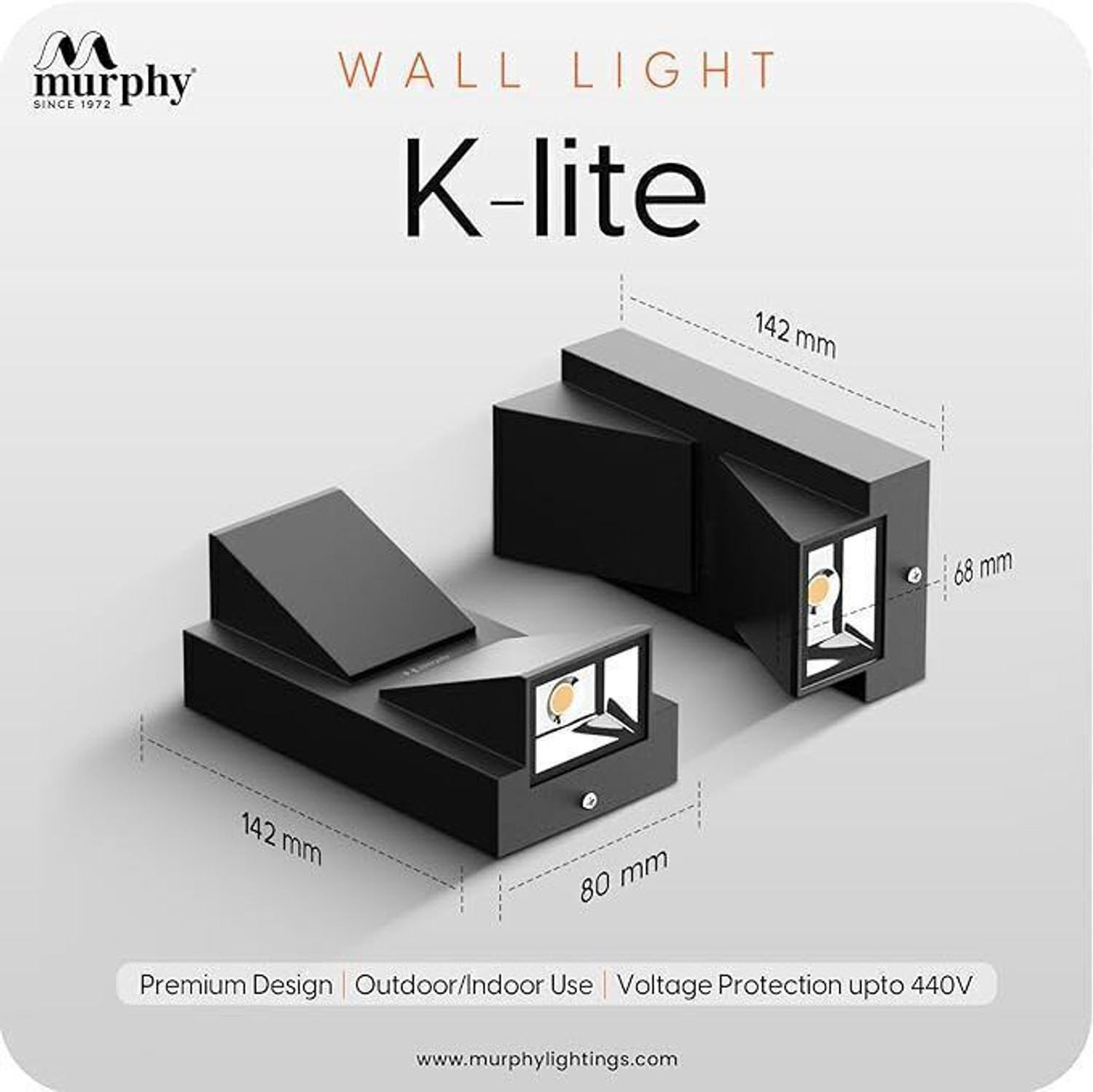 Image of MURPHY Uplight Wall Lamp With Bulb