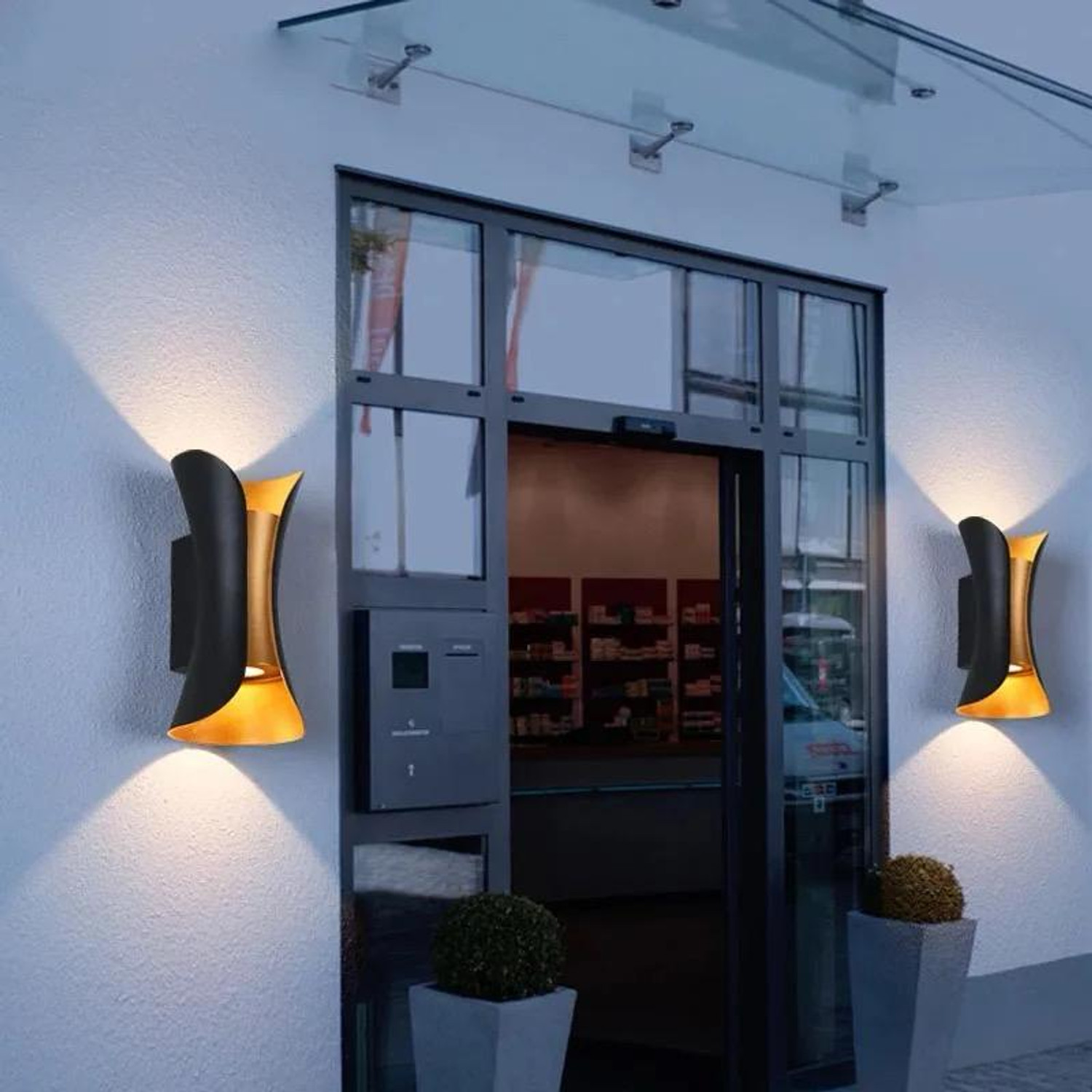 Image of Blissbells Uplight Wall Lamp With Bulb