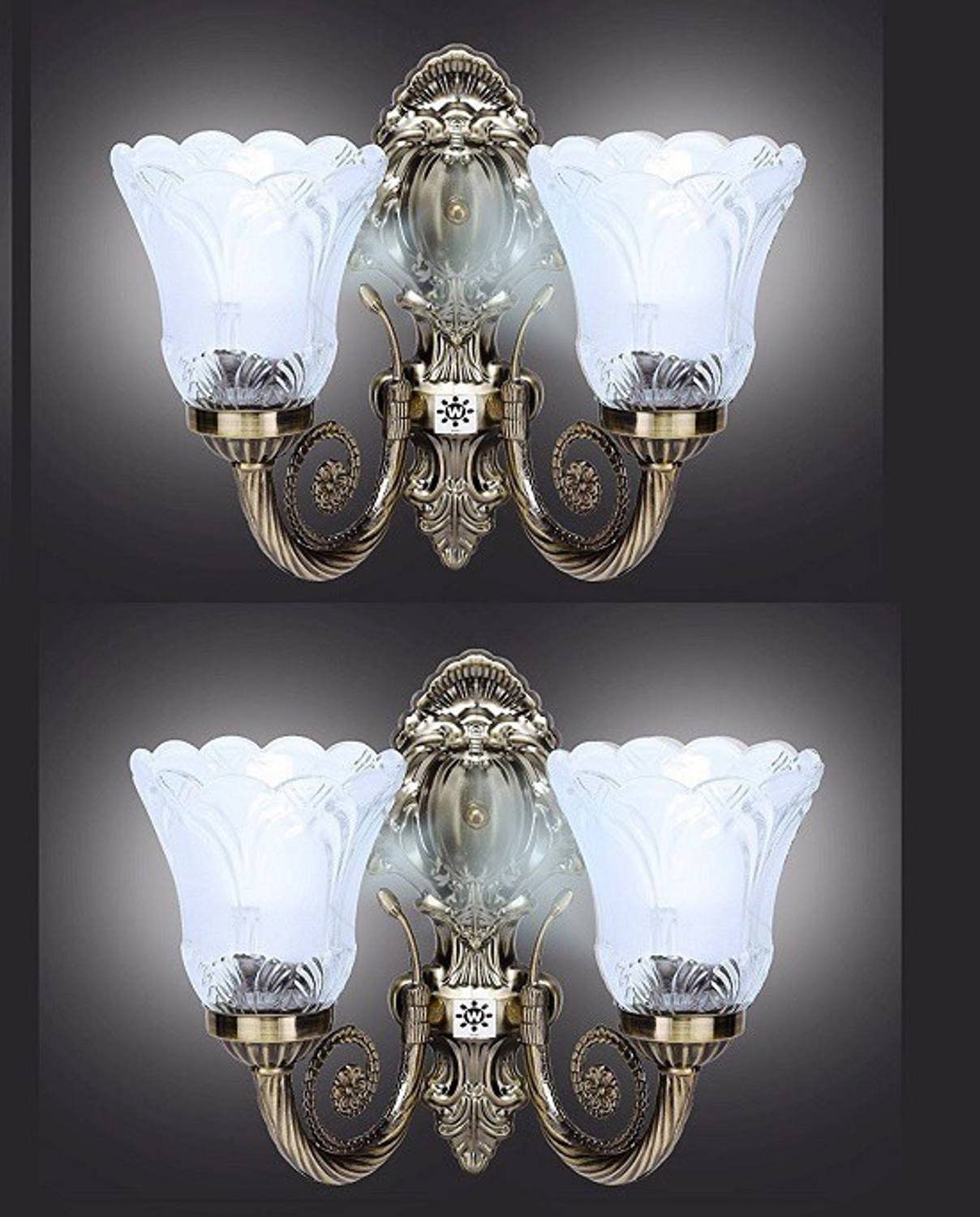 VAGalleryKing Uplight Wall Lamp Without Bulb (Pack of 2)