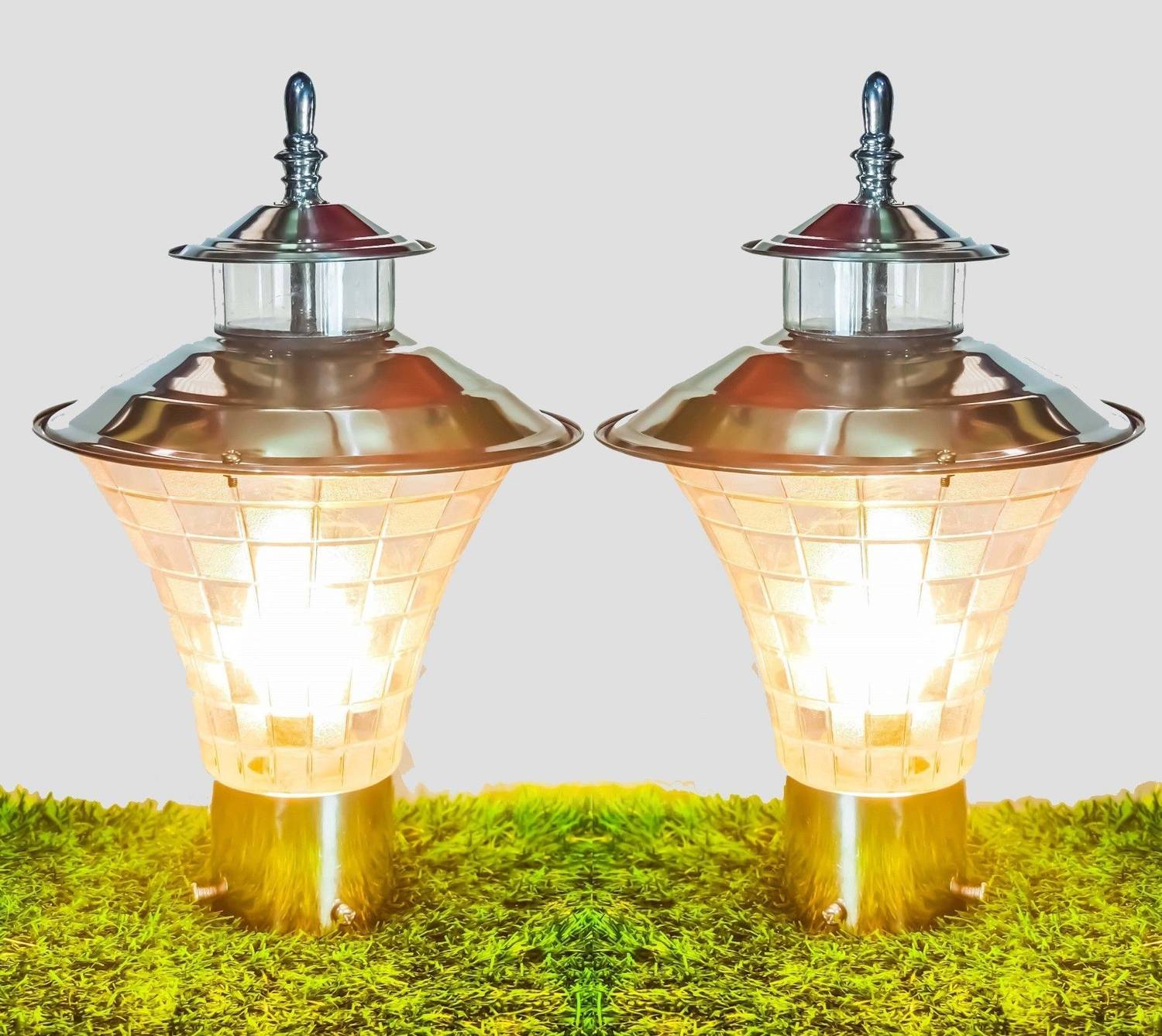 RAGHAV Uplight Wall Lamp Without Bulb (Pack of 2)