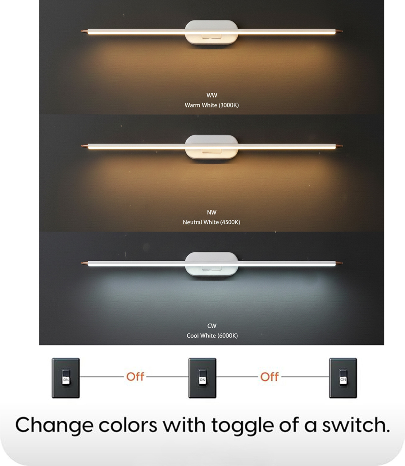 Image of vibunt Picture Light Wall Lamp With Bulb