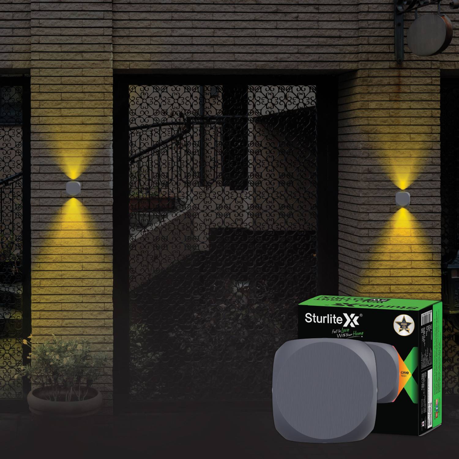 sturlite Wallchiere Wall Lamp With Bulb