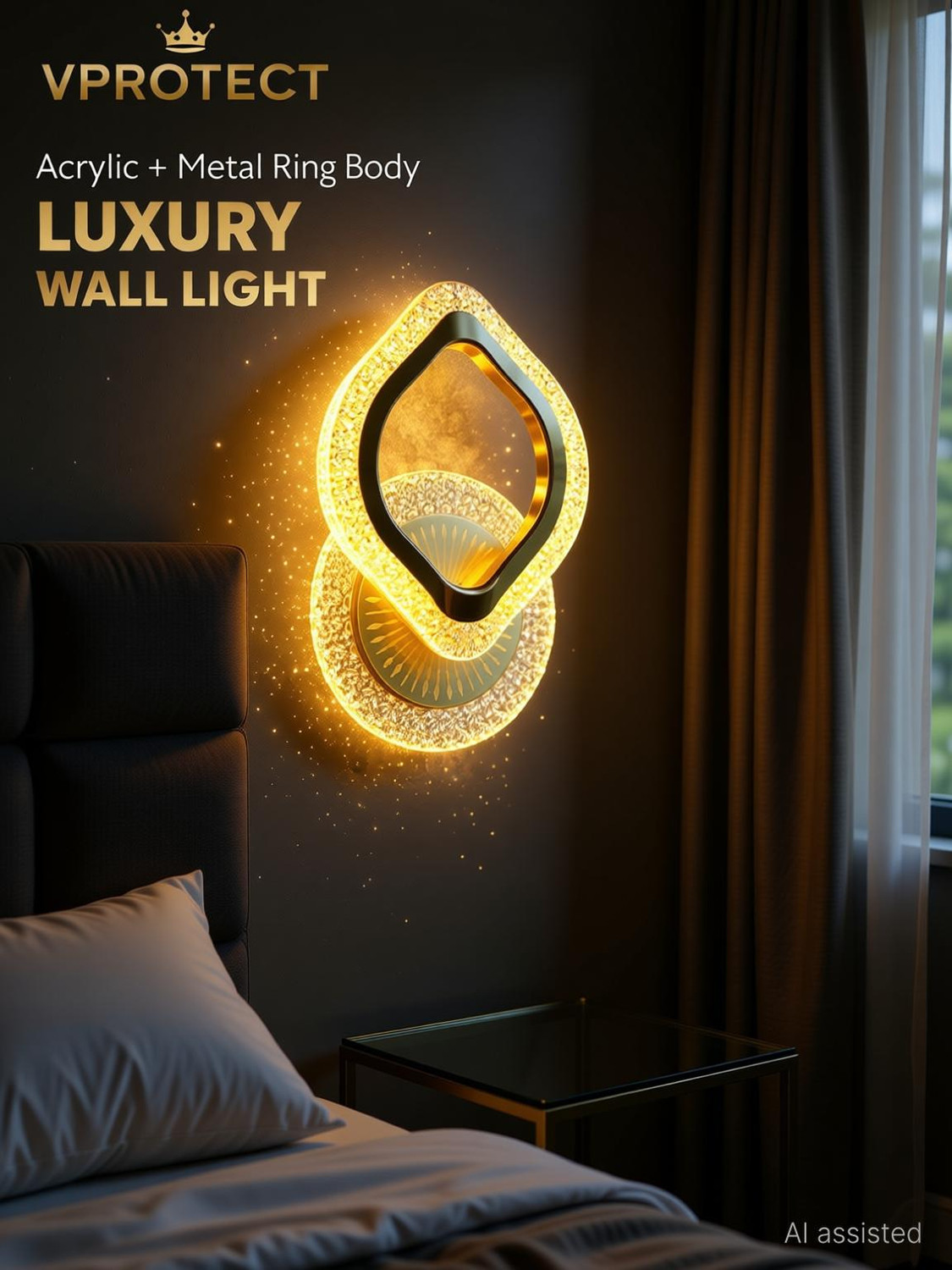 Image of vprotect Wallchiere Wall Lamp With Bulb