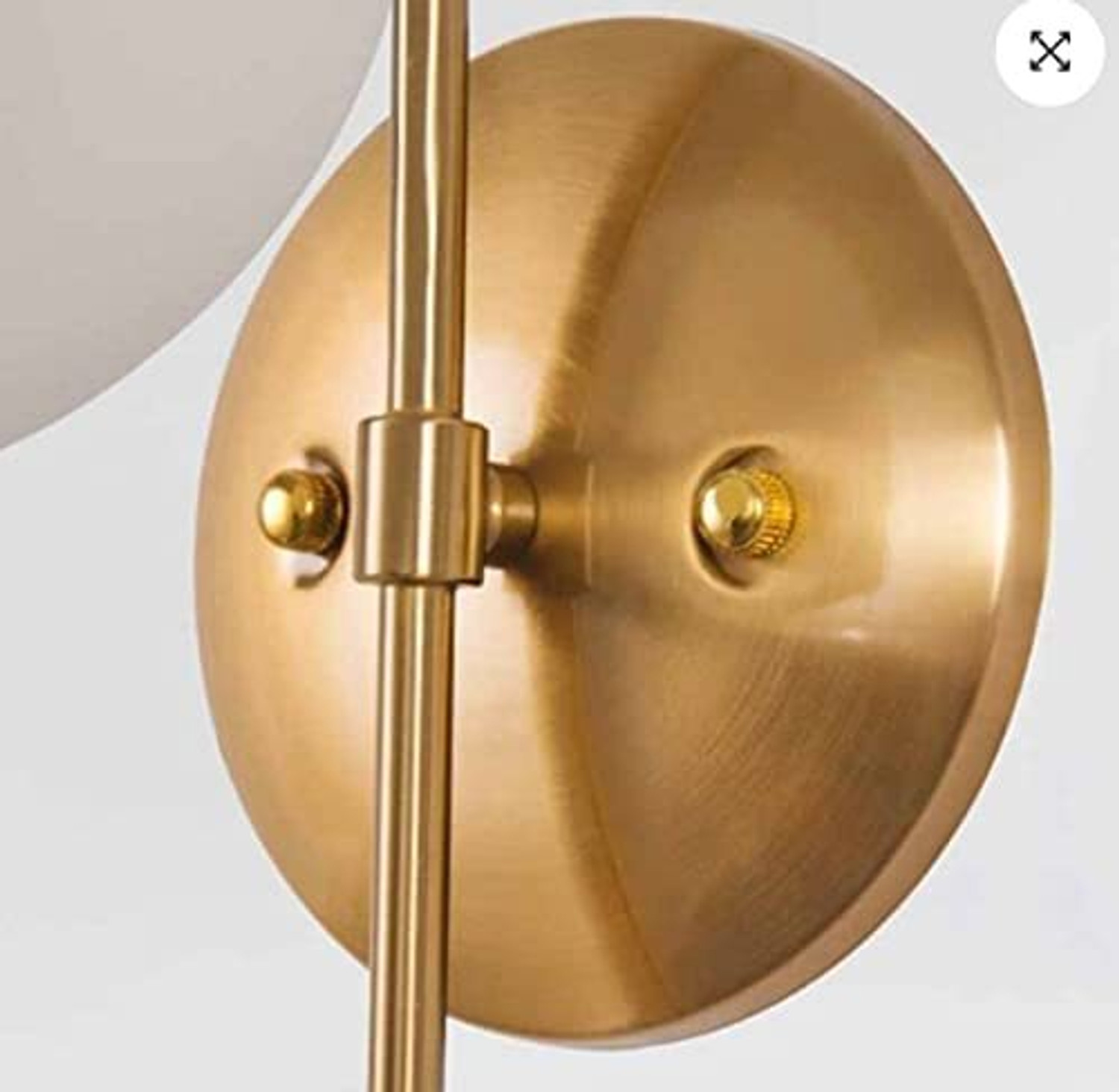 Image of Baslash Uplight Wall Lamp Without Bulb