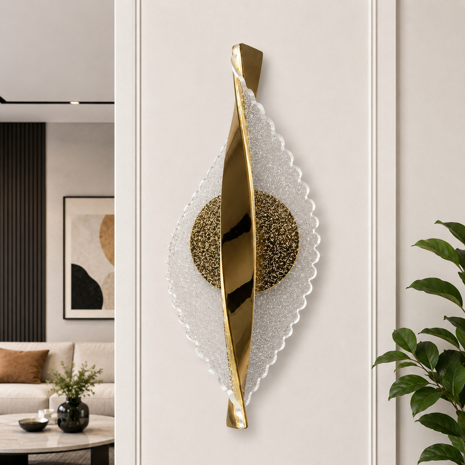 Image of Adwait Swing Arm Wall Light Wall Lamp With Bulb