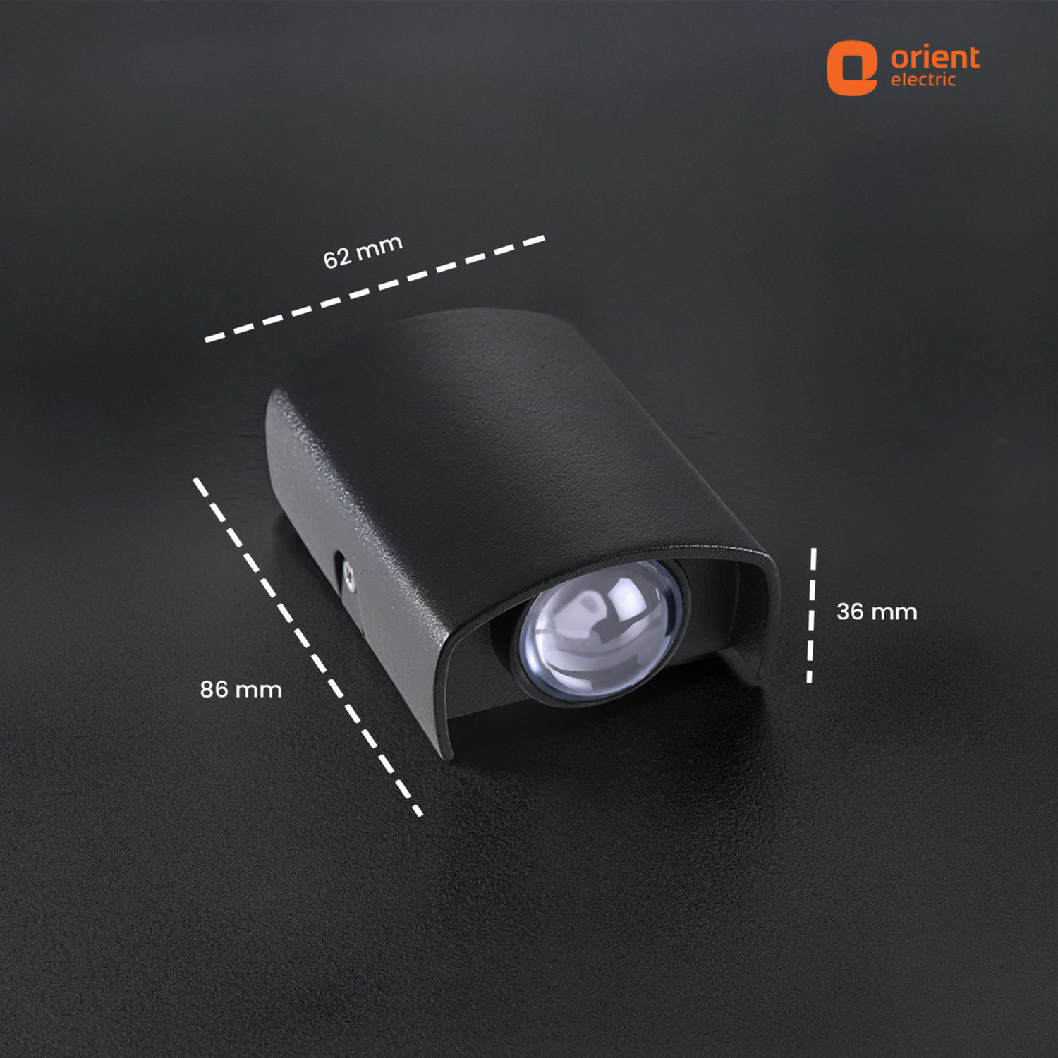 Image of Orient Electric Wallchiere Wall Lamp With Bulb