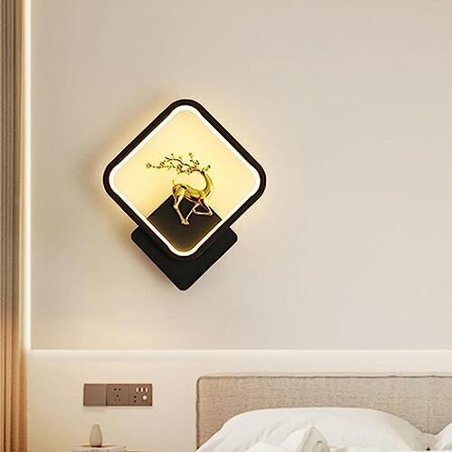 Image of LUMINX Swing Arm Wall Light Wall Lamp With Bulb