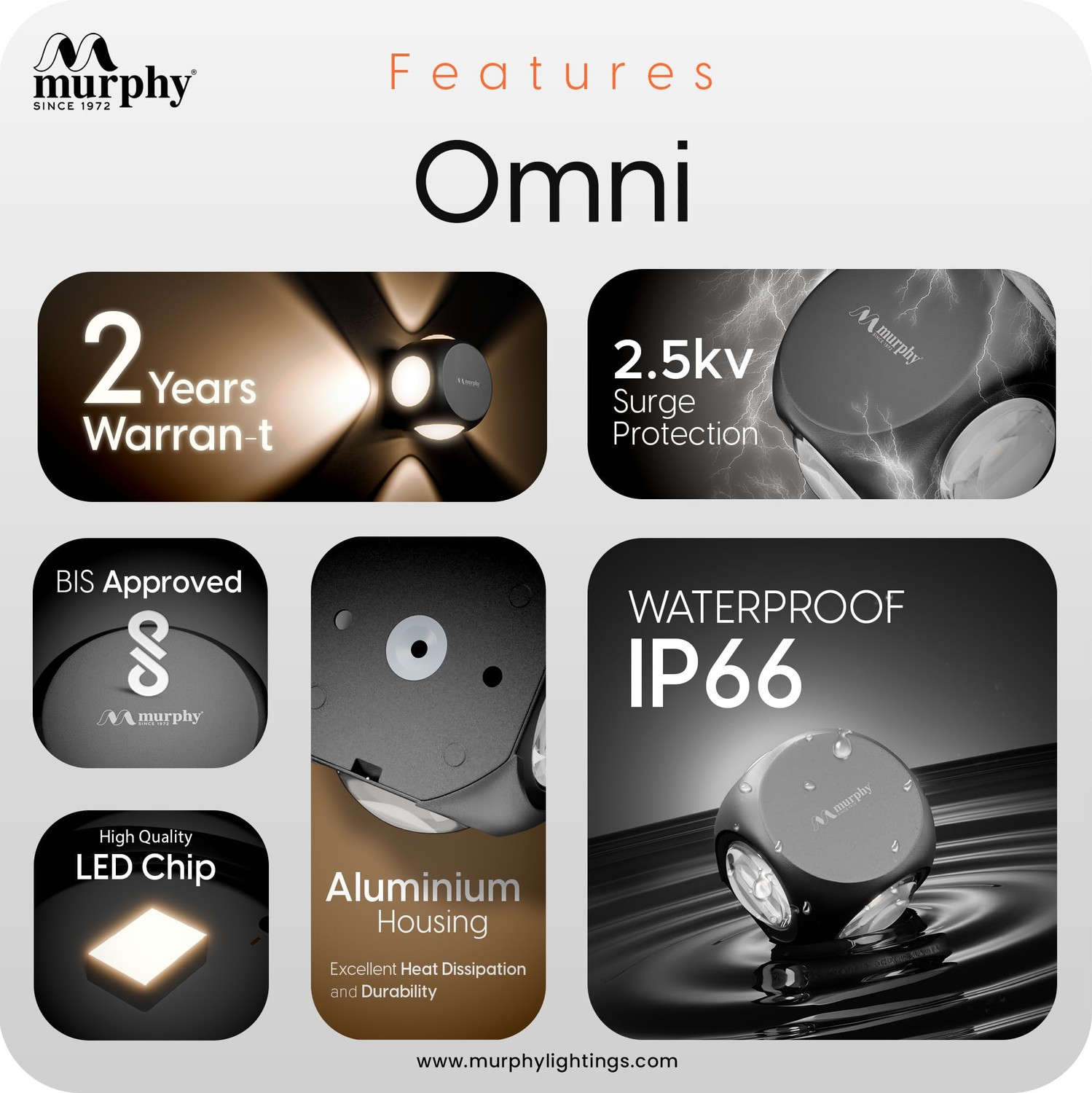 Image of MURPHY Uplight Wall Lamp With Bulb