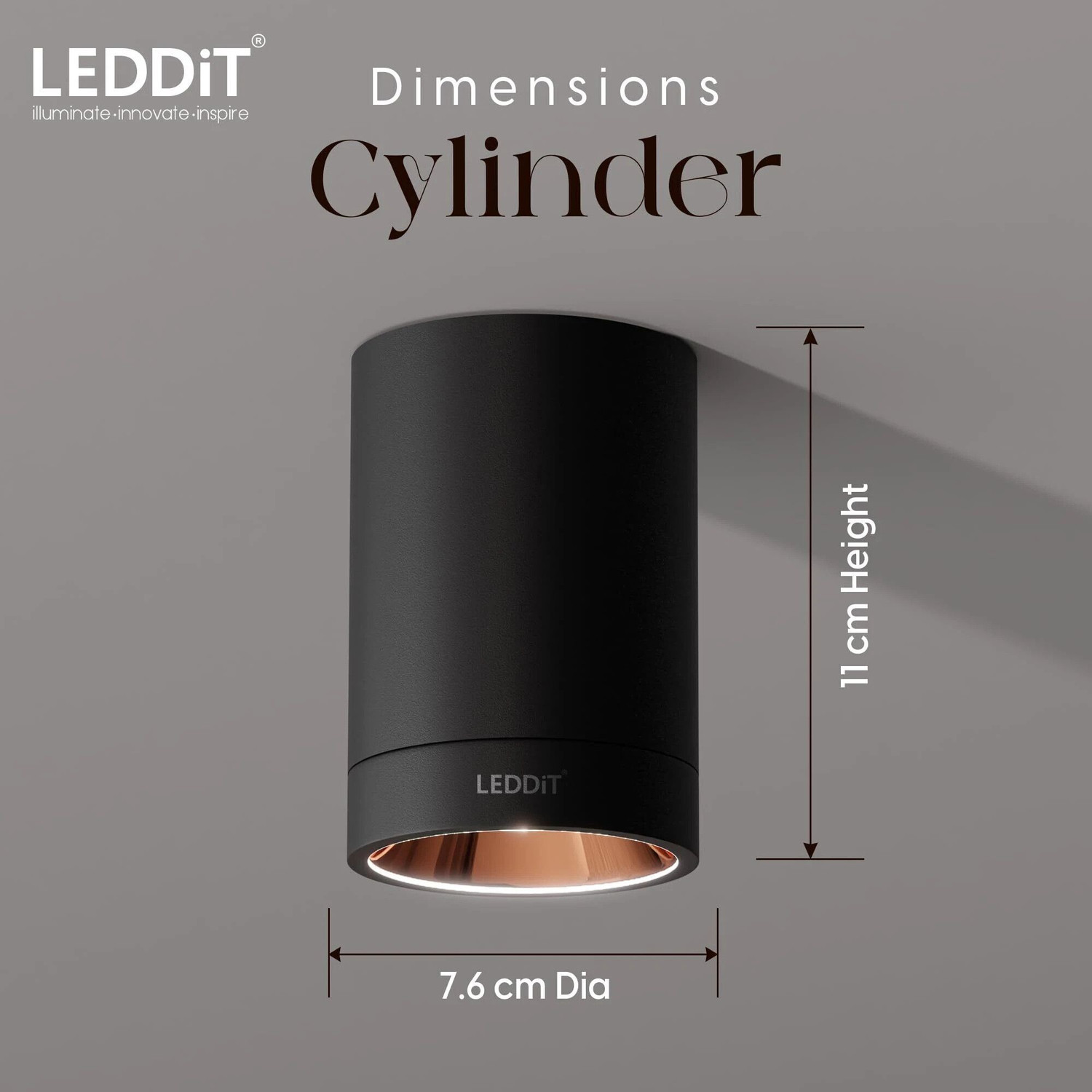 Image of LEDDIT Uplight Wall Lamp With Bulb