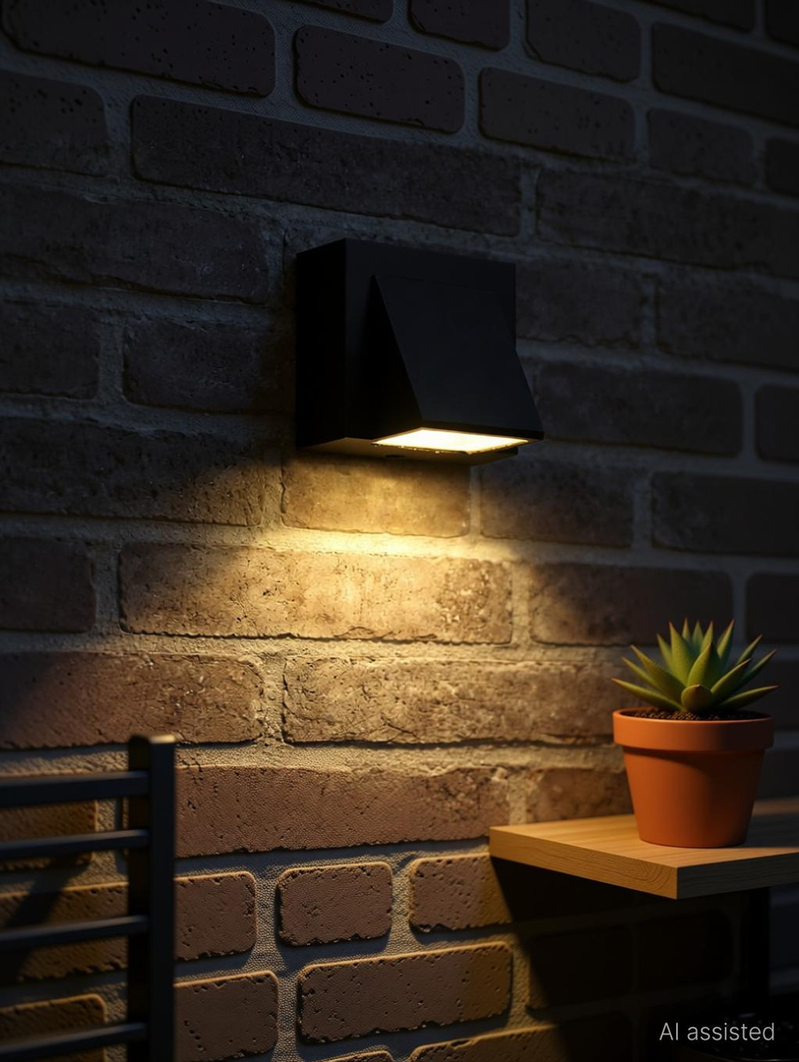 Image of Hybrix LED Wall Aisle Light, Step Light, 5 Watt Optical COB LED, Black Body, Shock Proof Premium Look Body, Warm White Light, IP67 Waterproof for Indoor /Outdoor Use (SINGLE) Post Light Outdoor Lamp