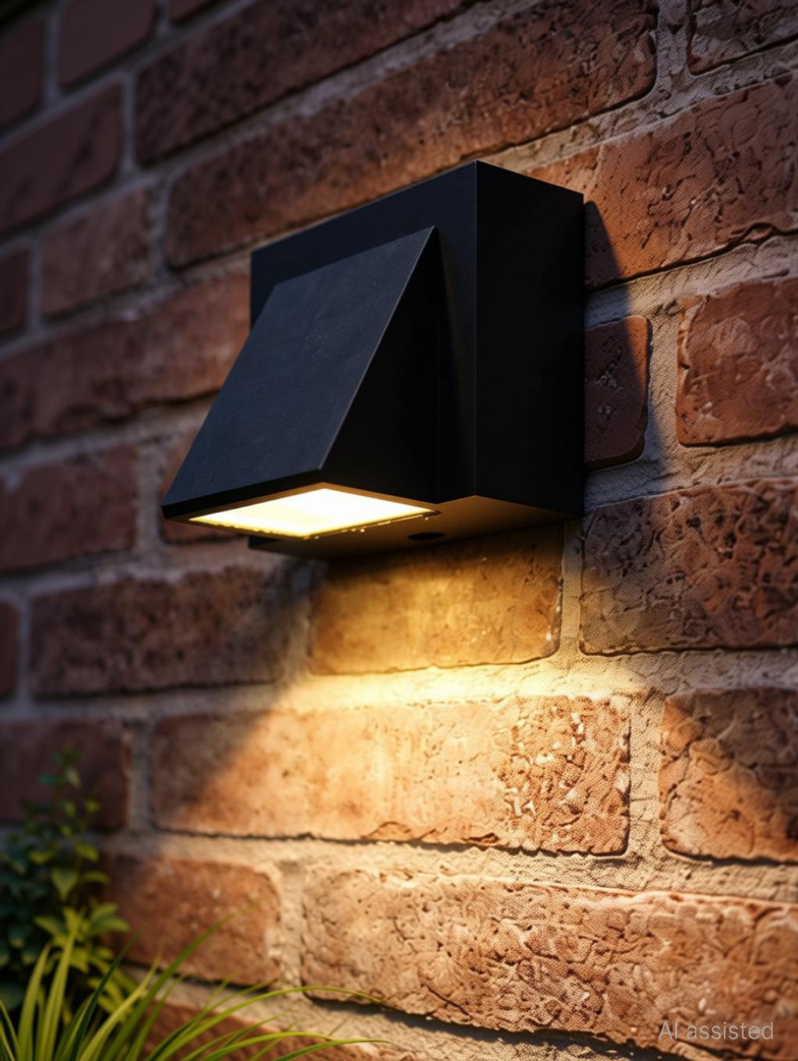 Image of Hybrix LED Wall Aisle Light, Step Light, 5 Watt Optical COB LED, Black Body, Shock Proof Premium Look Body, Warm White Light, IP67 Waterproof for Indoor /Outdoor Use (SINGLE) Post Light Outdoor Lamp