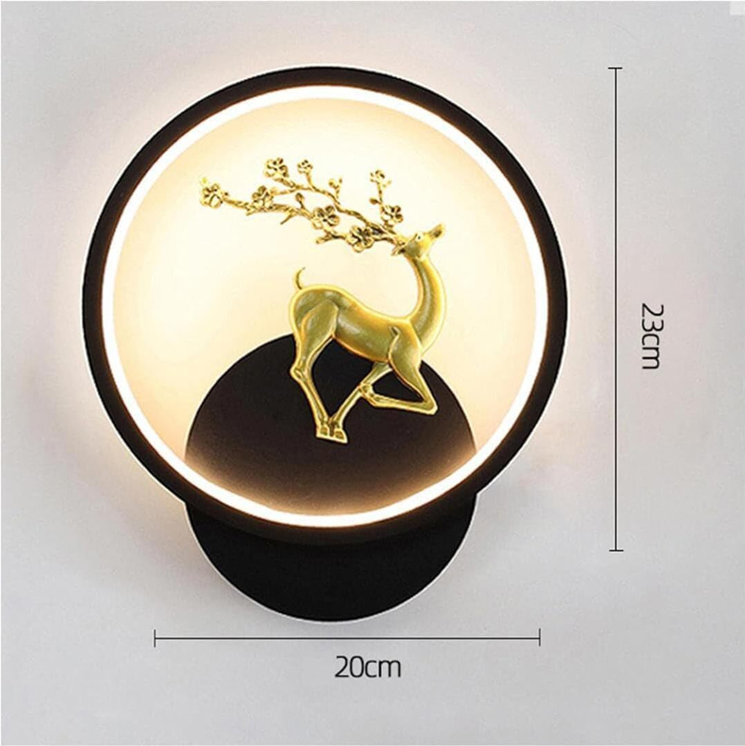 Image of GLINTAC Wallchiere Wall Lamp With Bulb
