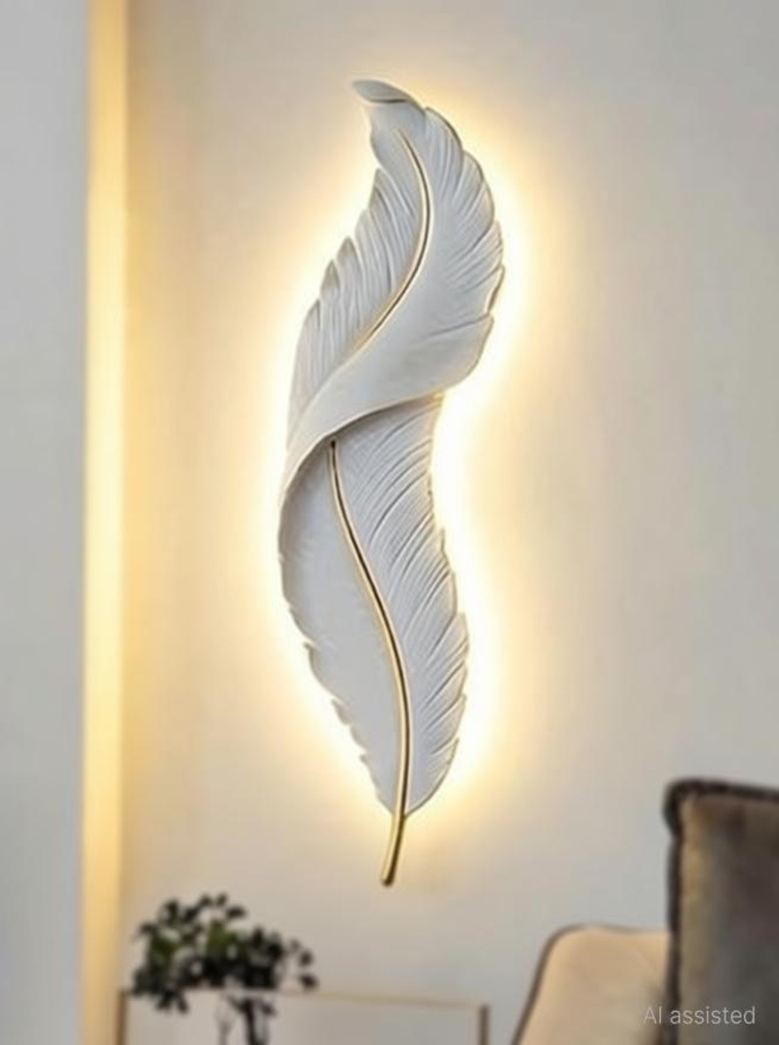Image of Baslash Wallchiere Wall Lamp With Bulb
