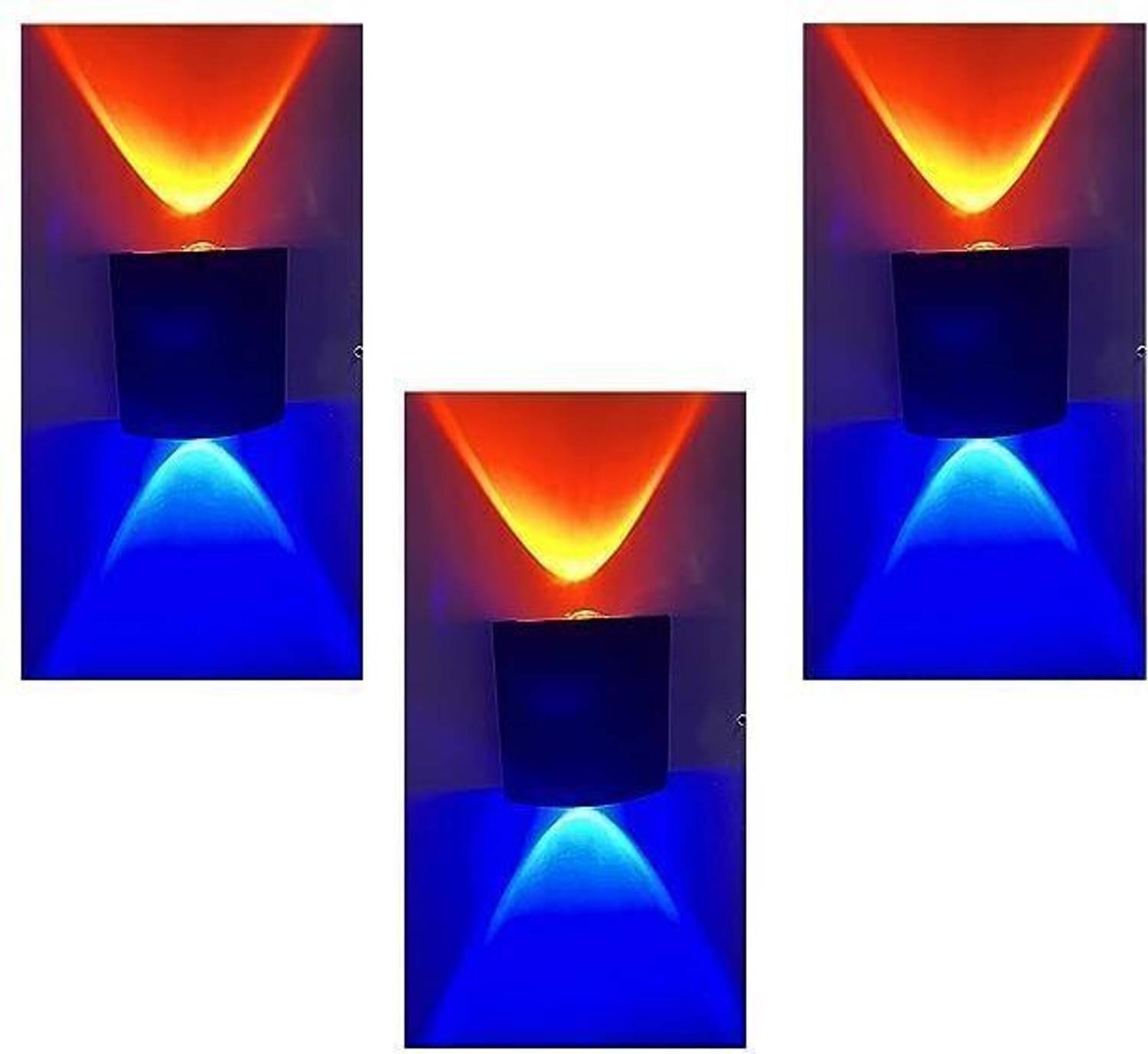 LUMINX Wallchiere Wall Lamp With Bulb (Pack of 3)