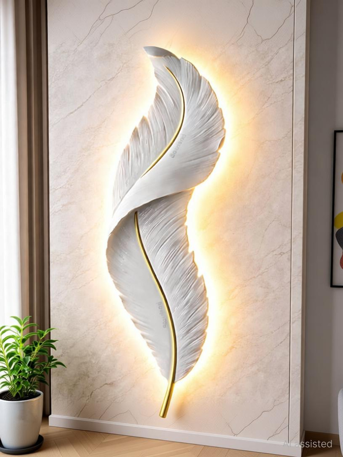 Image of Souland Wallchiere Wall Lamp With Bulb