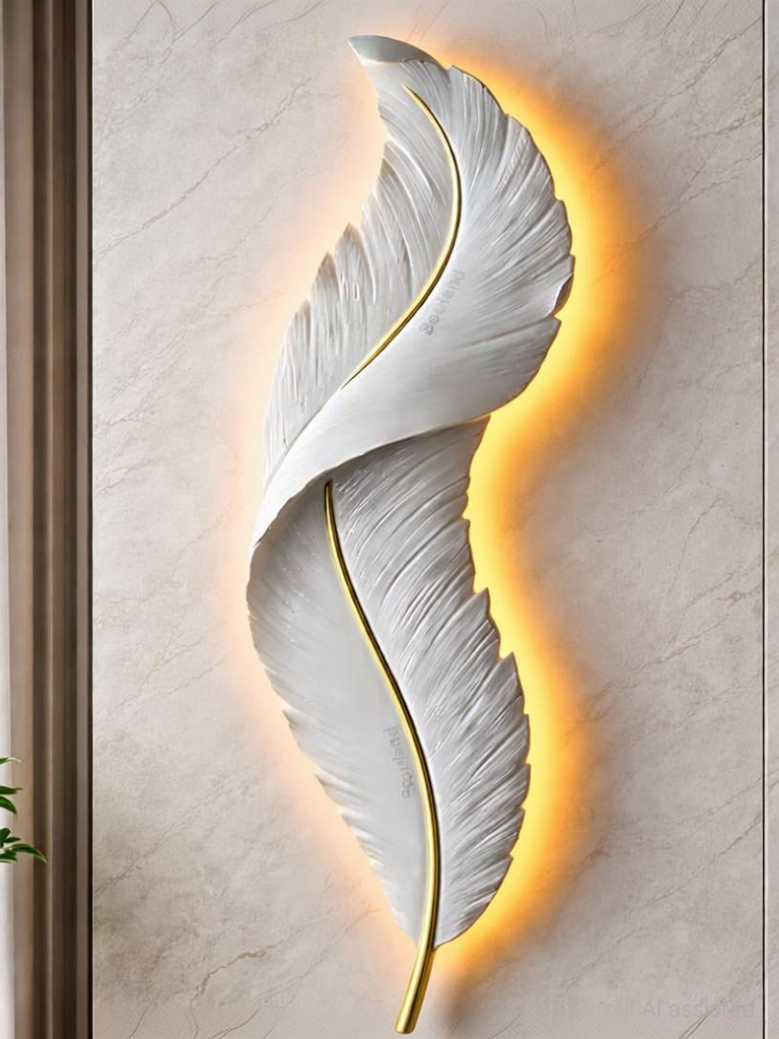 Image of Souland Wallchiere Wall Lamp With Bulb