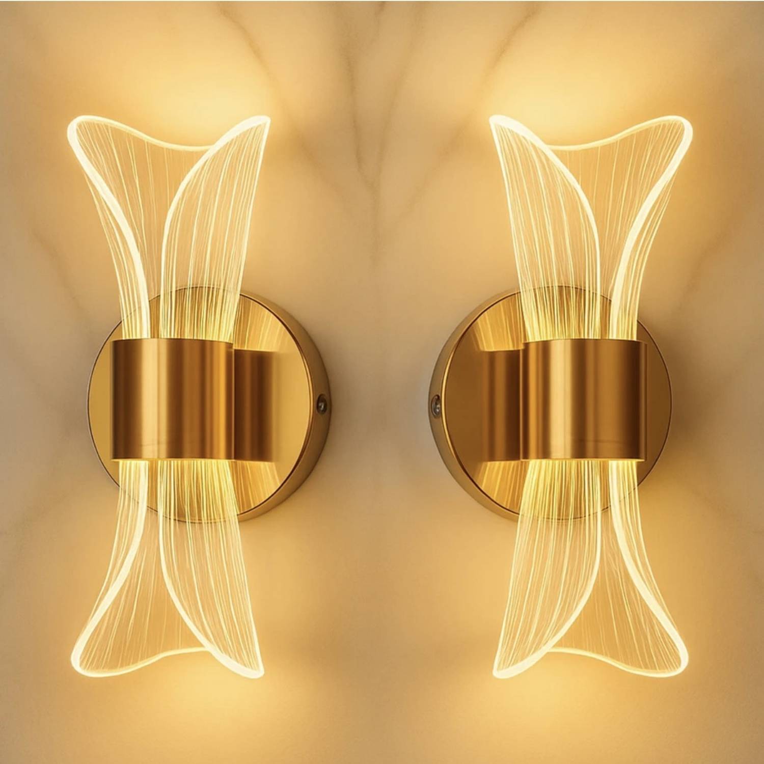 NEXLO Wallchiere Wall Lamp with Bulb Pack of 2 - Image 2