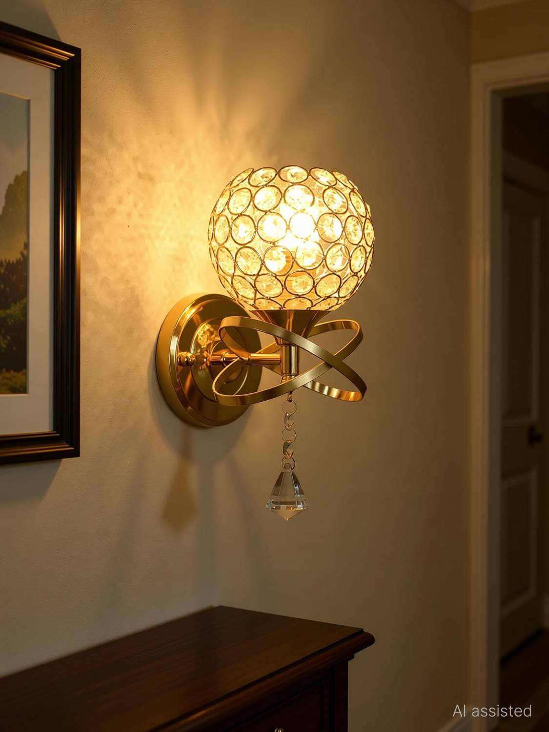 Blissbells Wallchiere Wall Lamp With Bulb