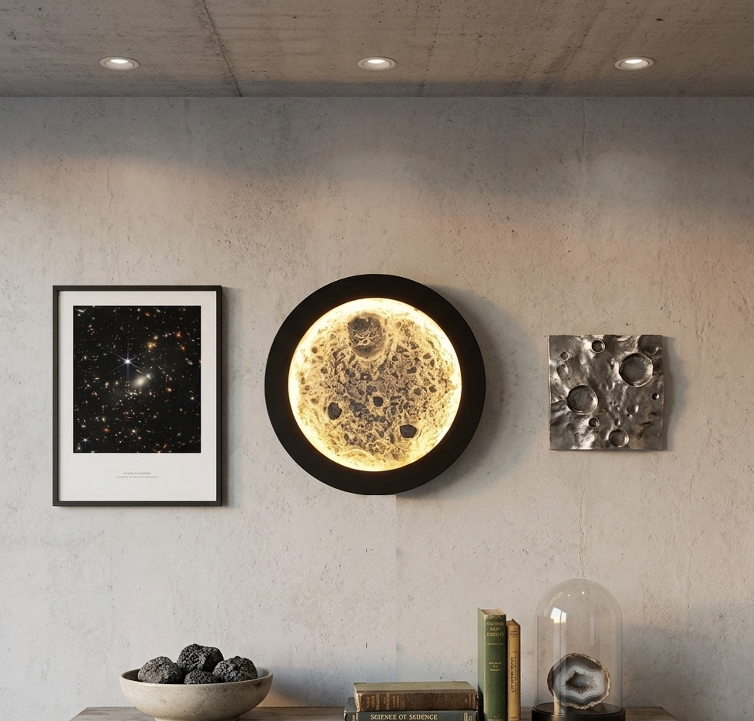Image of VAS Collection Home Picture Light Wall Lamp With Bulb