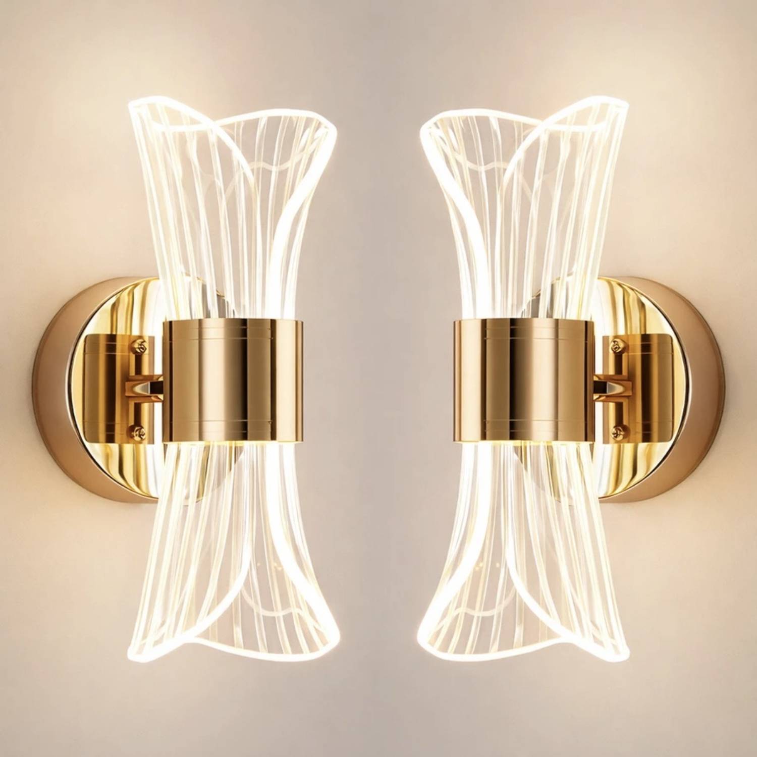 NEXLO Wallchiere Wall Lamp with Bulb Pack of 2 - Image 1