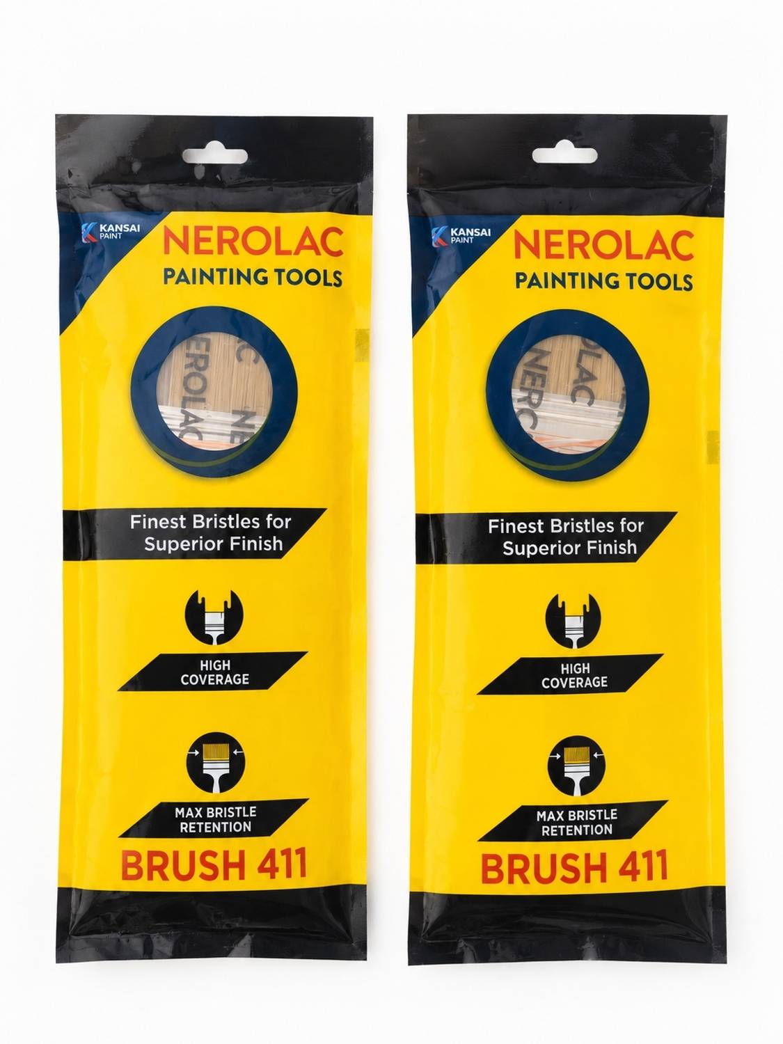 Nerolac 411 Synthetic Wall Paint Brush (4 inch Bristle)