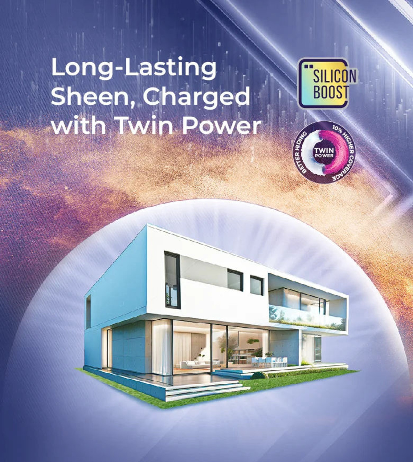 Image of ASIANPAINTS APEX SHYNE ADVANCED 20L SILICON BOOST WHITE WHITE Emulsion Wall Paint