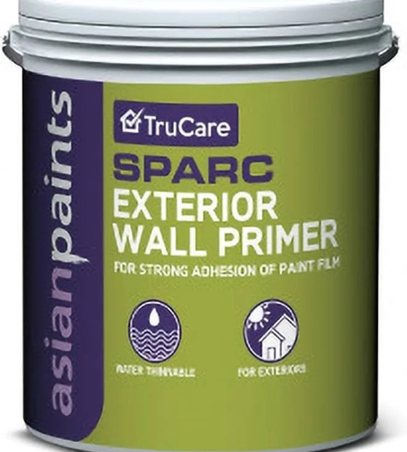 Image of Asian Paints Trucare Sparc Exterior Primer 20 Litre White Emulsion Wall Paint