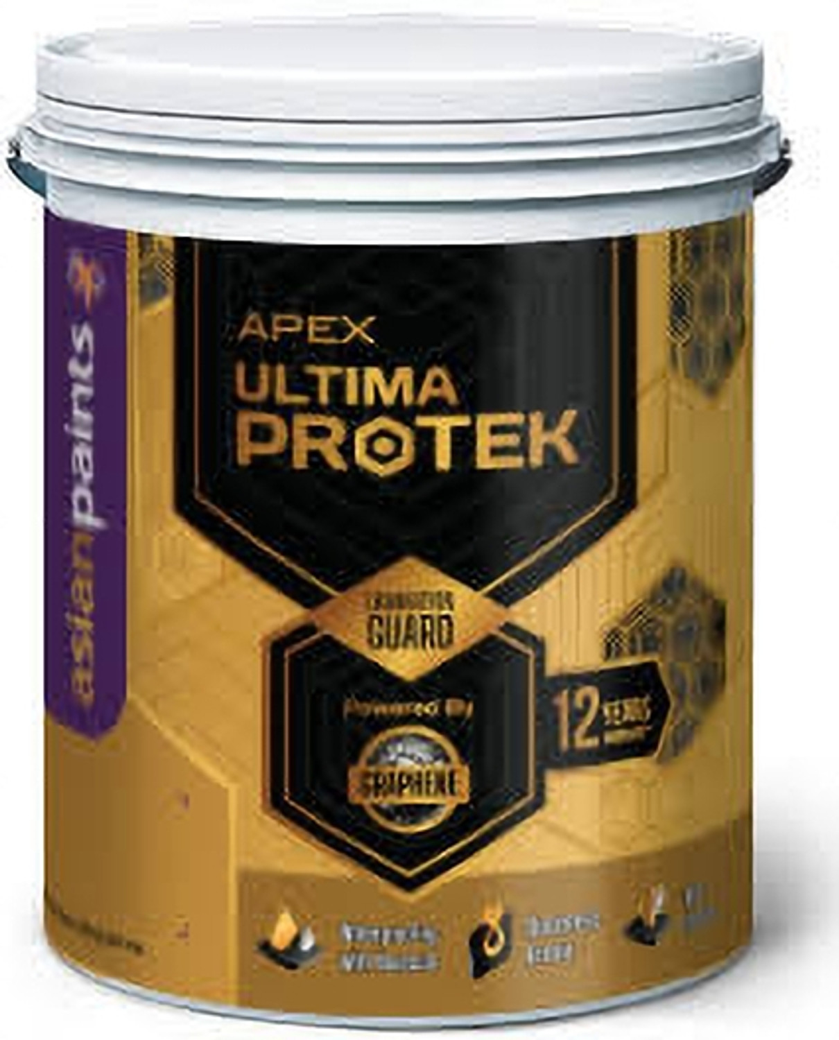 Image of Asian Paints APEX ULTIMA PROTEK TOPCOAT WHITE Emulsion Wall Paint