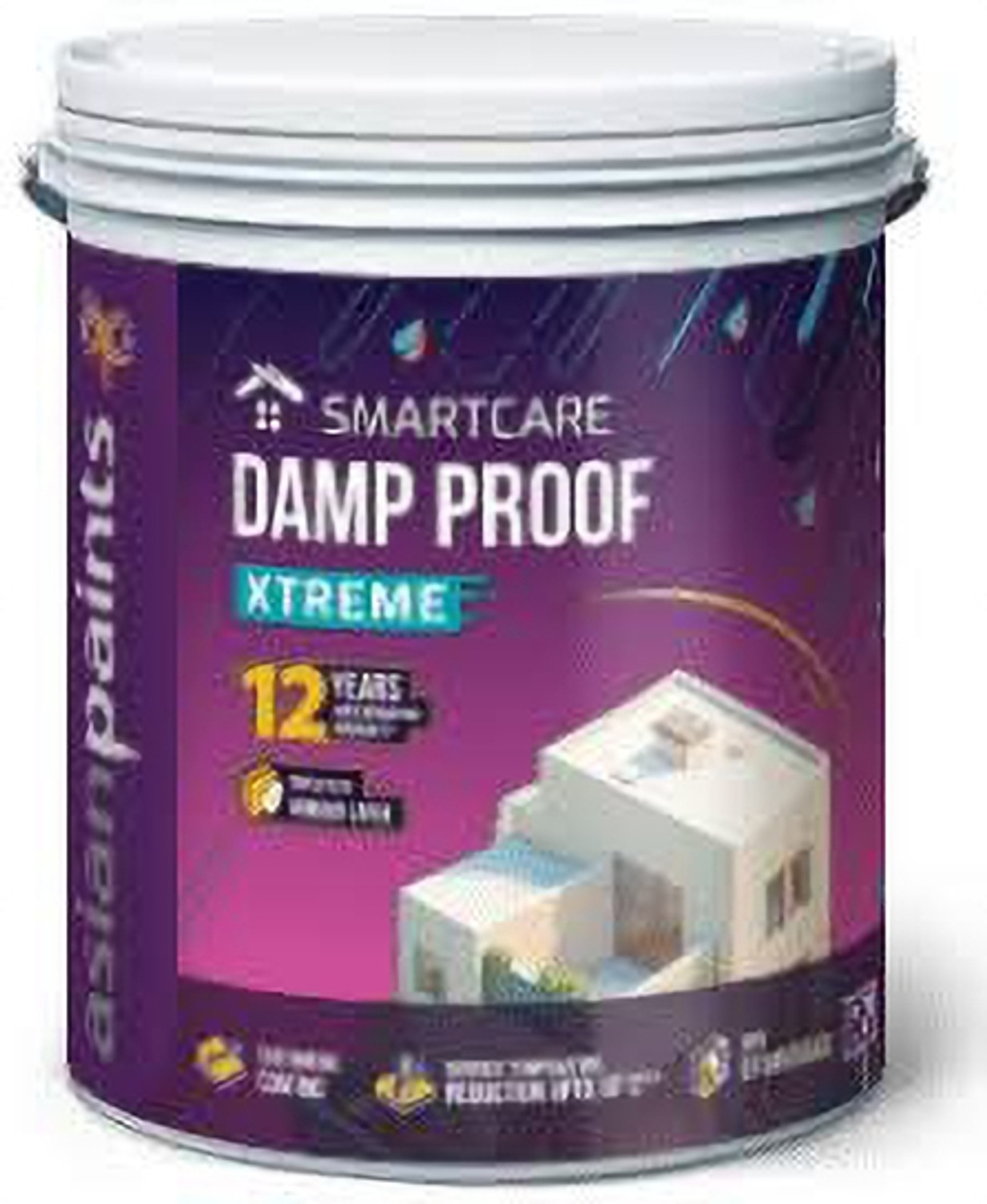 Image of Asian Paints Damp Proof Xtreme 10L White Emulsion Wall Paint