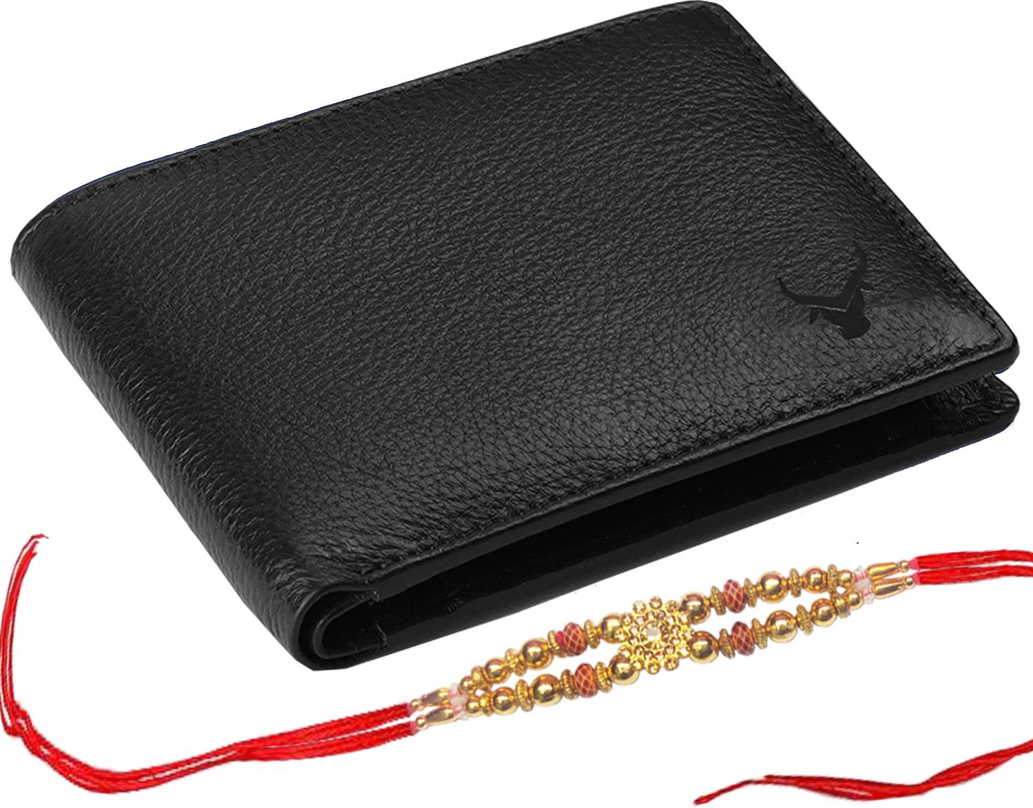 BUFFHIDE Men Black Genuine Leather Wallet