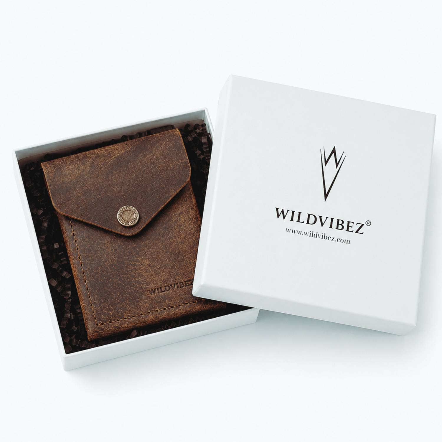 WILDVIBEZ Brown Leather Wallet - Image 4