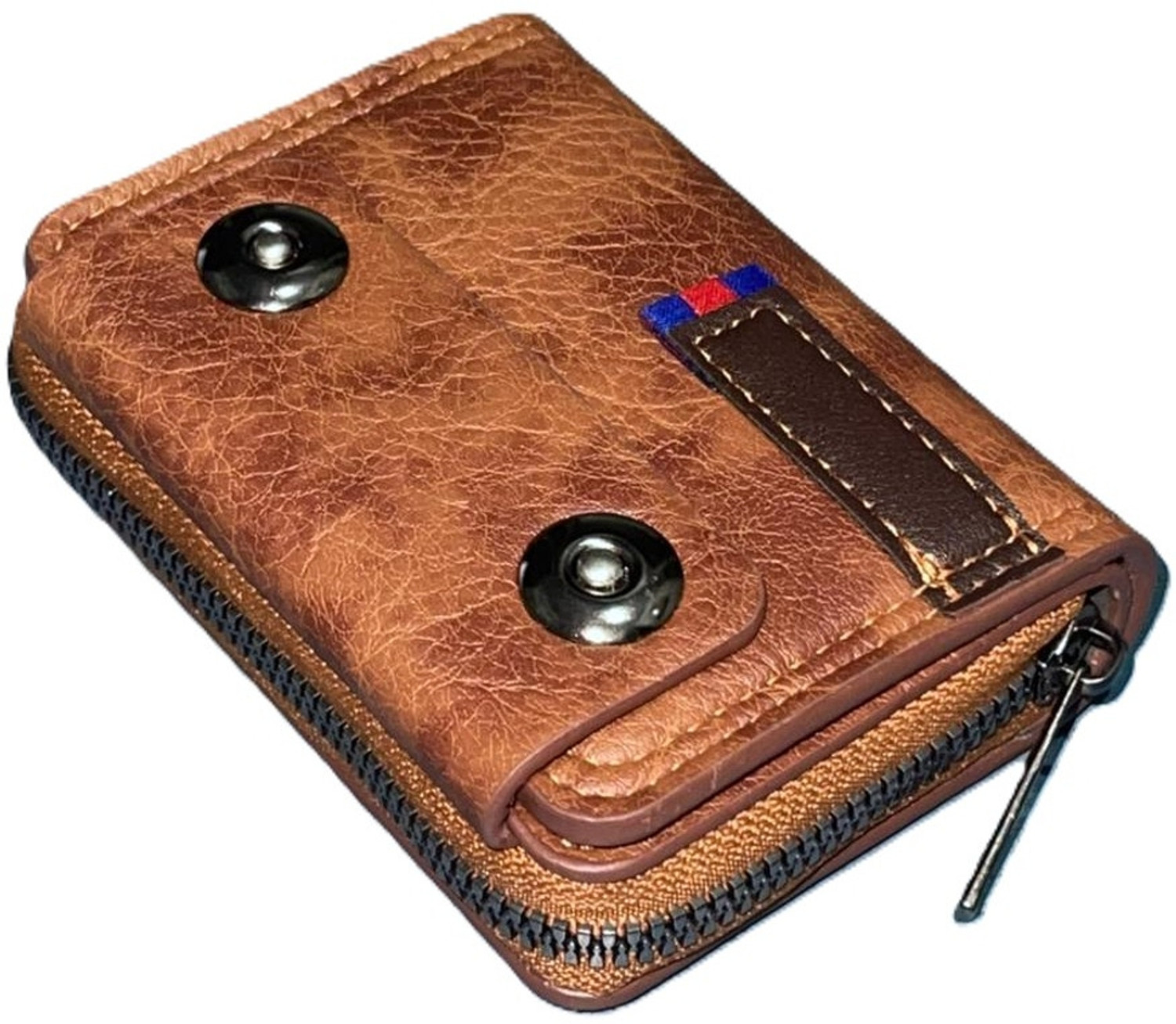 Image of GAWU'S Men & Women Casual, Ethnic, Evening /Party, Formal, Travel, Trendy Tan Artificial Leather Card Holder